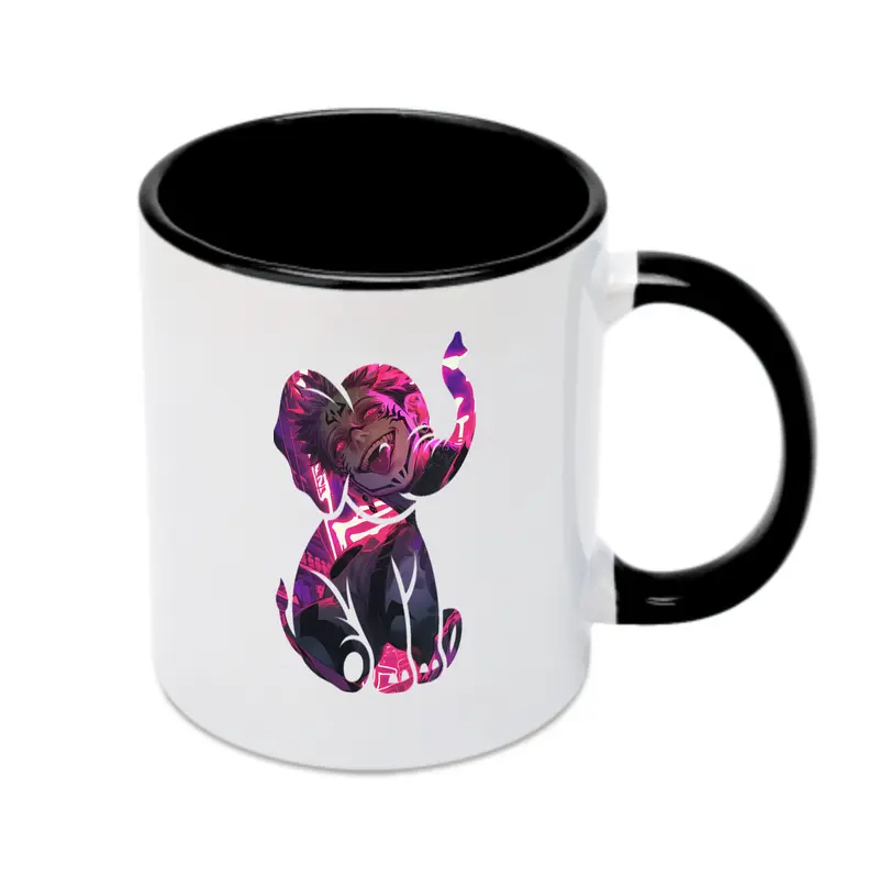 呪術廻戦 グッズ,両面宿儺 - カラフルマグカップ ・ 陶器 ・ 熱転写プリント ・ 鮮やかデザイン ・ 耐久性 高品質 ・ コーヒー お茶 ギフト用