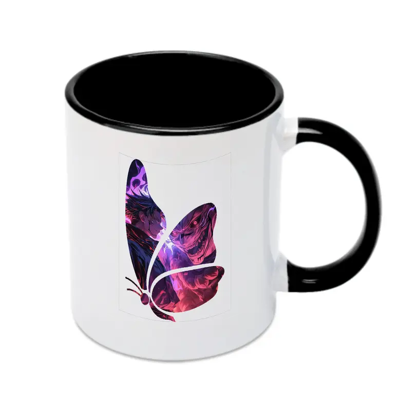 呪術廻戦 グッズ,両面宿儺 - カラフルマグカップ ・ 陶器 ・ 熱転写プリント ・ 鮮やかデザイン ・ 耐久性 高品質 ・ コーヒー お茶 ギフト用