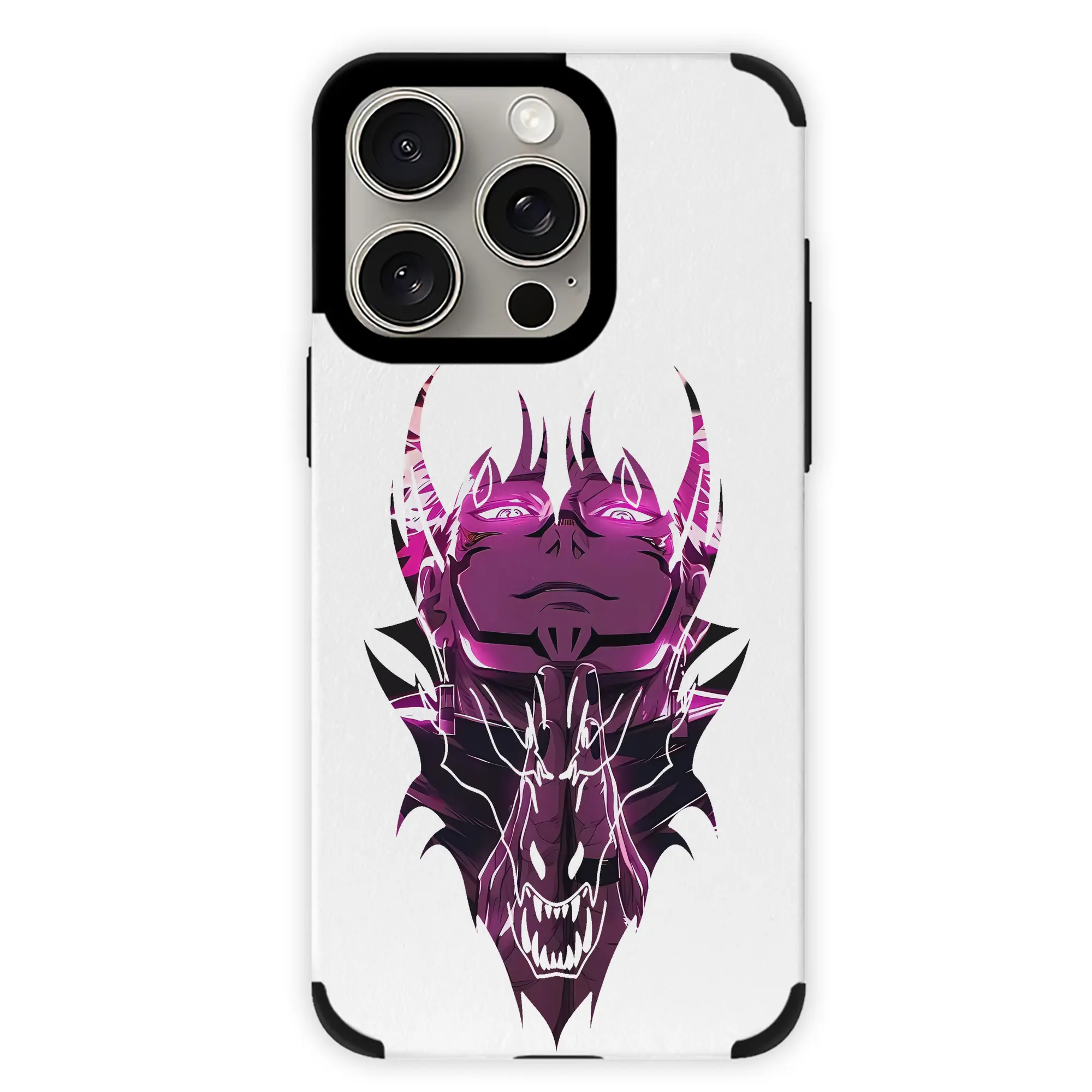 呪術廻戦 グッズ,両面宿儺 - IPhone15ProMax対応 ・ PUレザースマホケース ・ 耐衝撃 ・ 黄変防止 ・ 360度全面保護 ・ 柔らか手触り ・ 3D立体ボタン