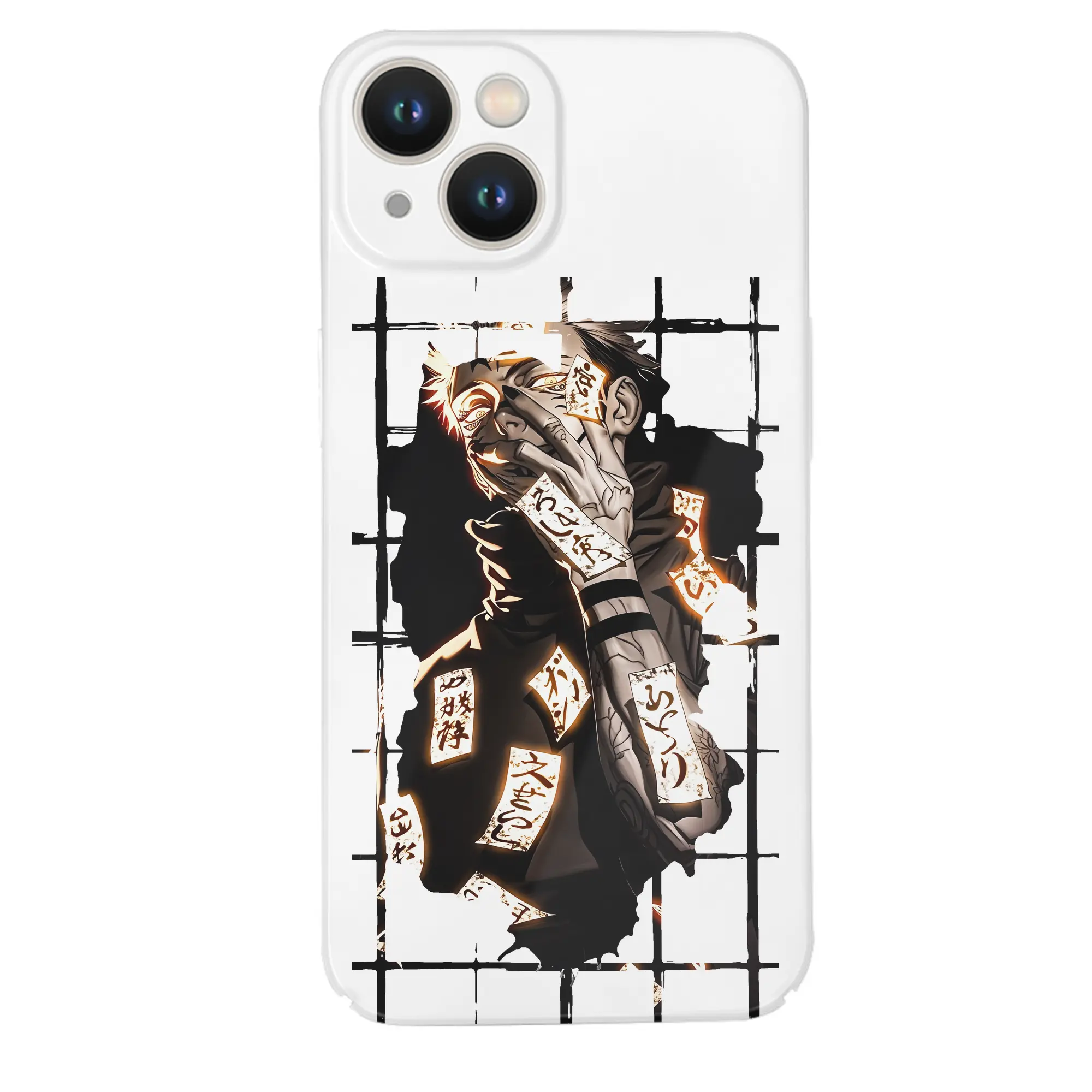 呪術廻戦 グッズ,両面宿儺 - IPhone 14シリーズ対応 ・ ハードケース ・ 衝撃吸収 ・ 360度密着 ・ カメラ保護 ・ 高品質プラスチック ・ 快適操作