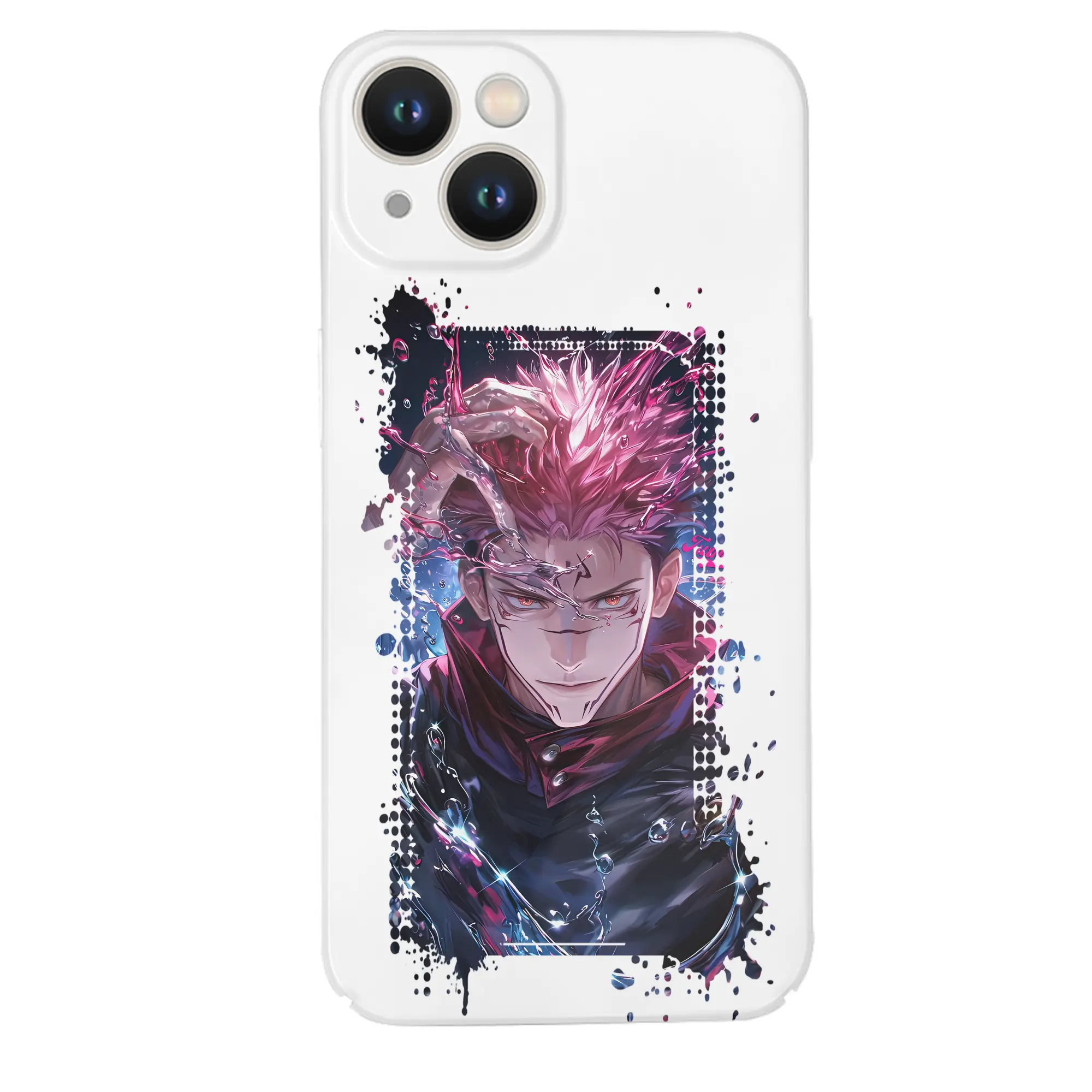 呪術廻戦 グッズ,両面宿儺 - IPhone 14シリーズ対応 ・ ハードケース ・ 衝撃吸収 ・ 360度密着 ・ カメラ保護 ・ 高品質プラスチック ・ 快適操作