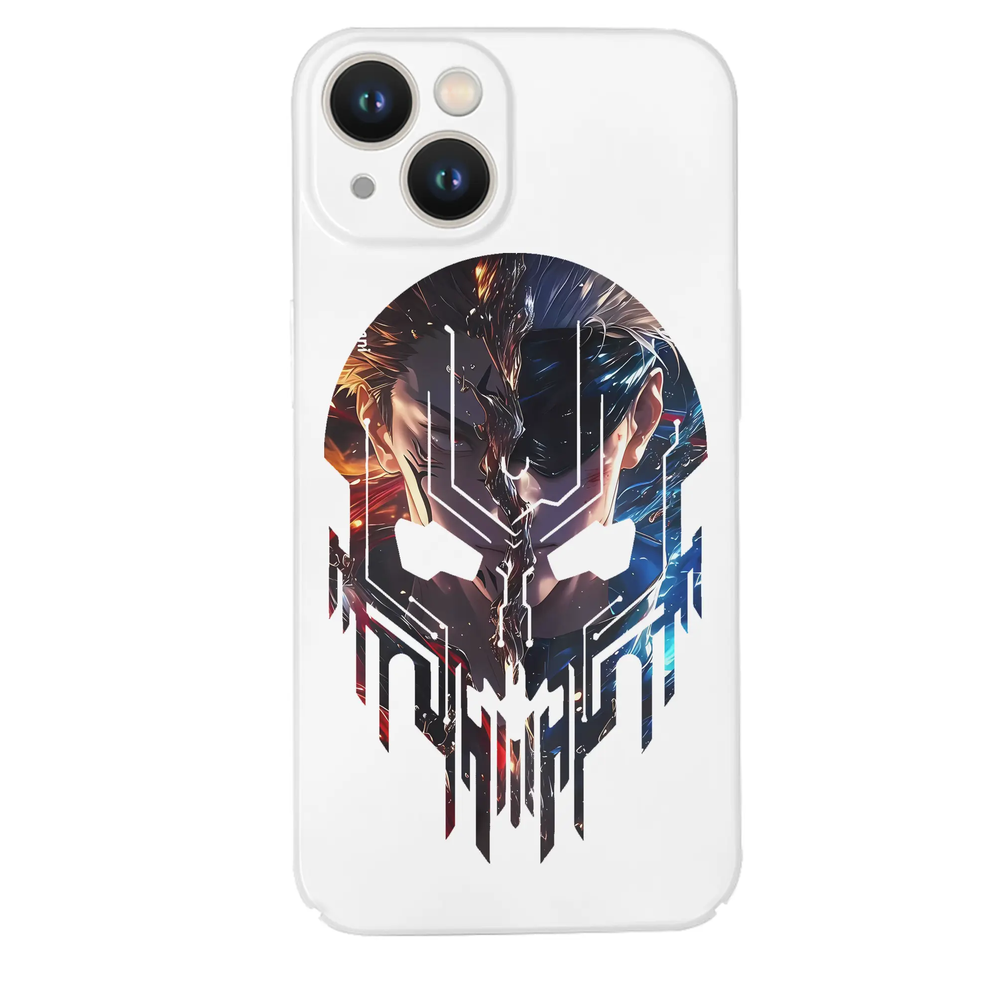 呪術廻戦 グッズ,両面宿儺 - IPhone 14シリーズ対応 ・ ハードケース ・ 衝撃吸収 ・ 360度密着 ・ カメラ保護 ・ 高品質プラスチック ・ 快適操作