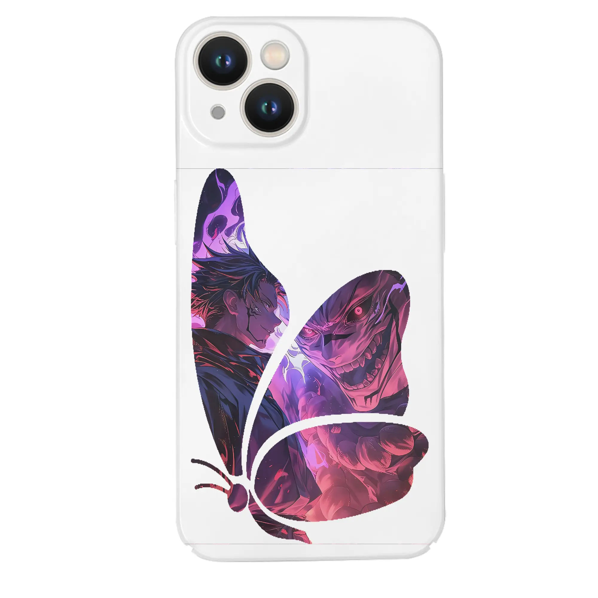 呪術廻戦 グッズ,両面宿儺 - IPhone 14シリーズ対応 ・ ハードケース ・ 衝撃吸収 ・ 360度密着 ・ カメラ保護 ・ 高品質プラスチック ・ 快適操作