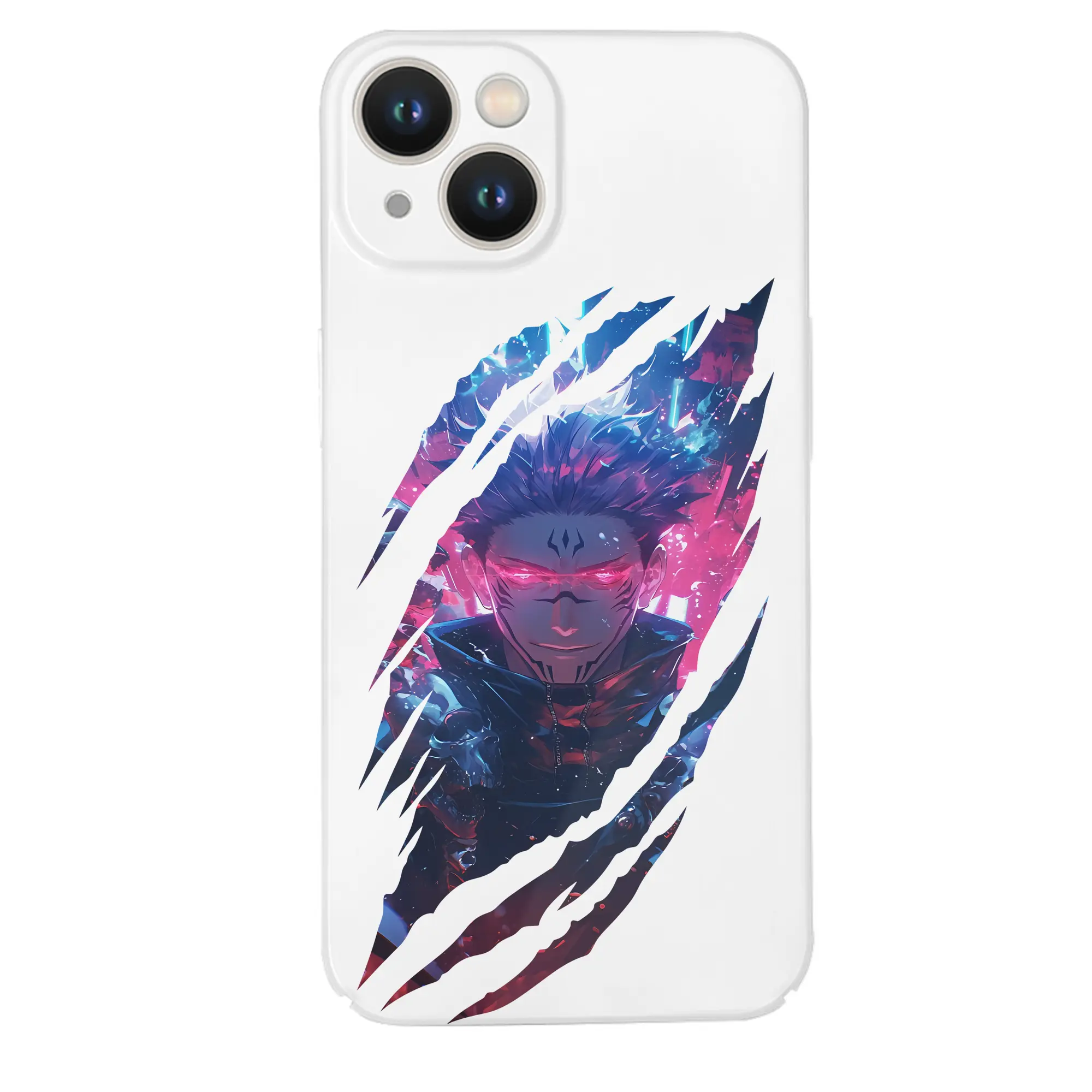 呪術廻戦 グッズ,両面宿儺 - IPhone 14シリーズ対応 ・ ハードケース ・ 衝撃吸収 ・ 360度密着 ・ カメラ保護 ・ 高品質プラスチック ・ 快適操作