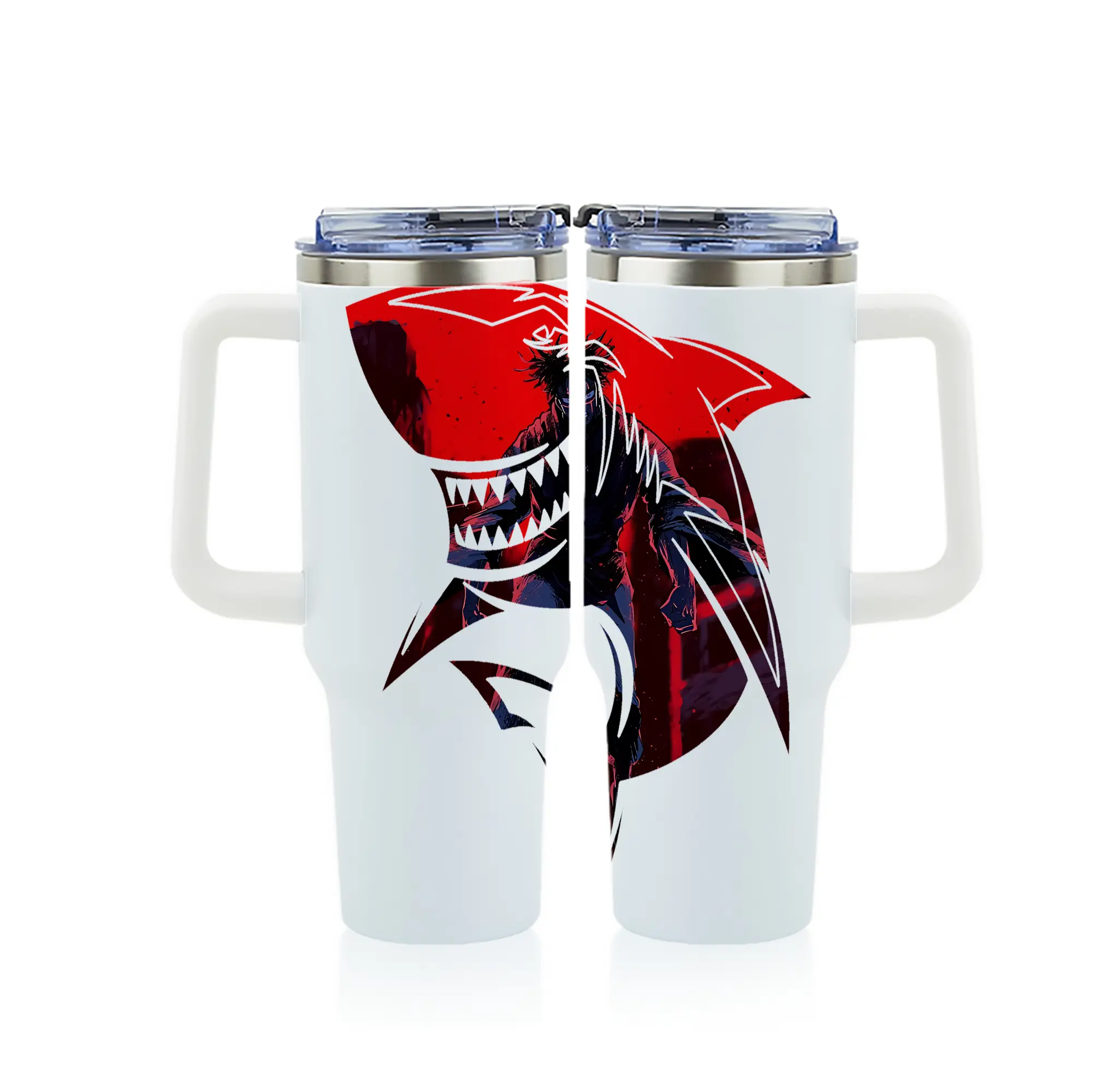 呪術廻戦 グッズ,脹相 - 1200mL フルプリント車用タンブラー ・ 304ステンレス 内側 ・ 201ステンレス 外側 ・ 保温 保冷 ・ 通勤 ドライブ アウトドア用