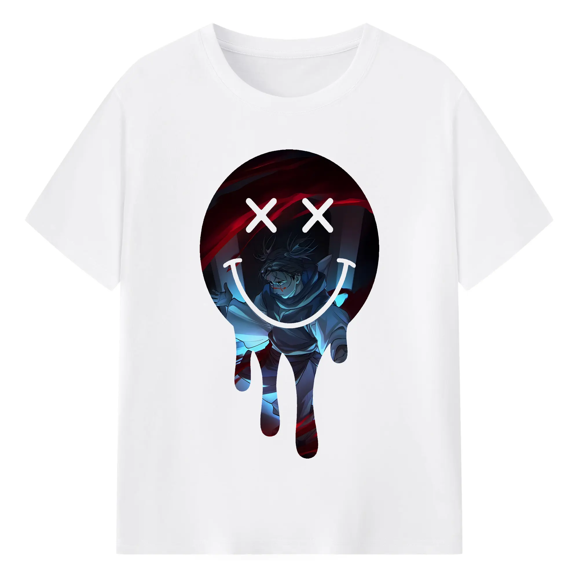 呪術廻戦 グッズ,脹相 - 綿100％ 半袖Tシャツ ・ フロントプリント ・ 快適 通気性 ・ 日常使い 散歩 スポーツ用