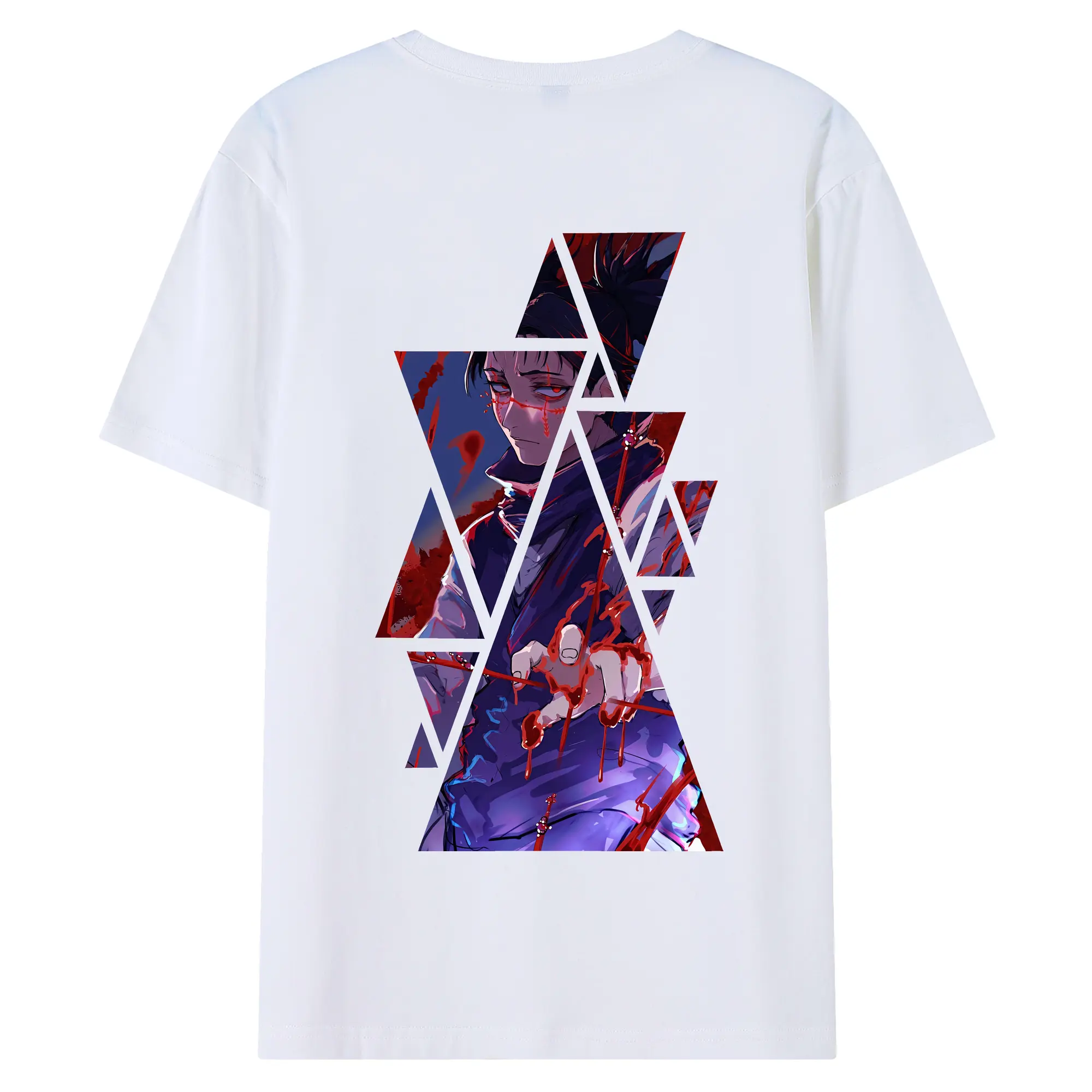 呪術廻戦 グッズ,脹相 - 綿100％ 半袖Tシャツ ・ バックプリント ・ 快適 通気性 ・ 日常使い 散歩 スポーツ用