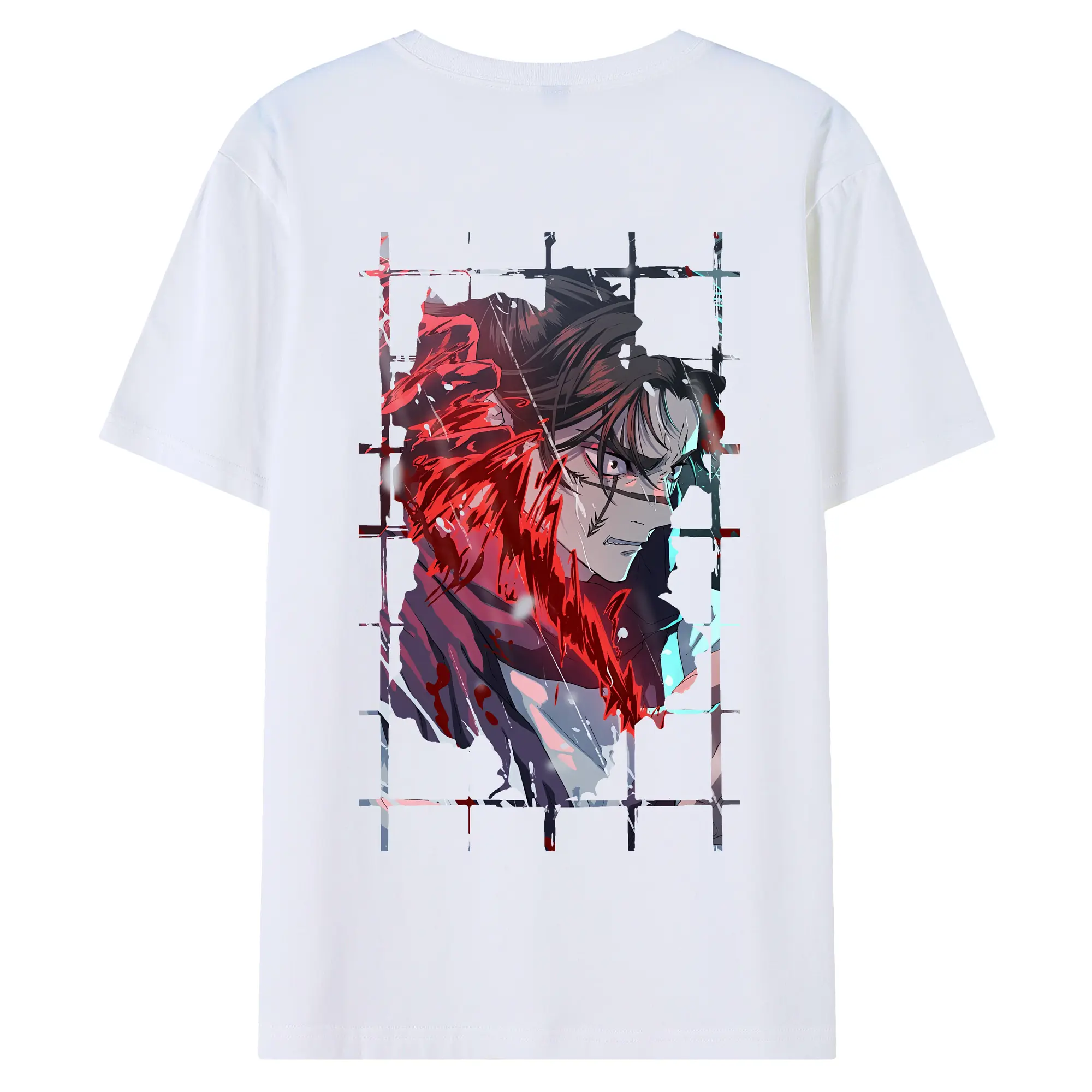 呪術廻戦 グッズ,脹相 - 綿100％ 半袖Tシャツ ・ バックプリント ・ 快適 通気性 ・ 日常使い 散歩 スポーツ用