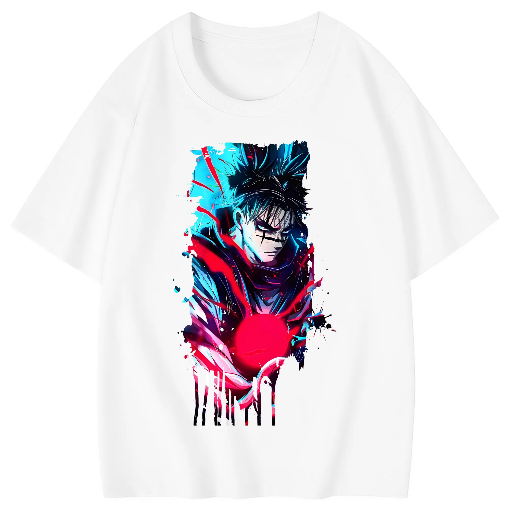 呪術廻戦 グッズ,脹相 - 綿100％ キッズTシャツ ・ フロントプリント ・ 快適 通気性 ・ スポーツ カジュアル 散歩用