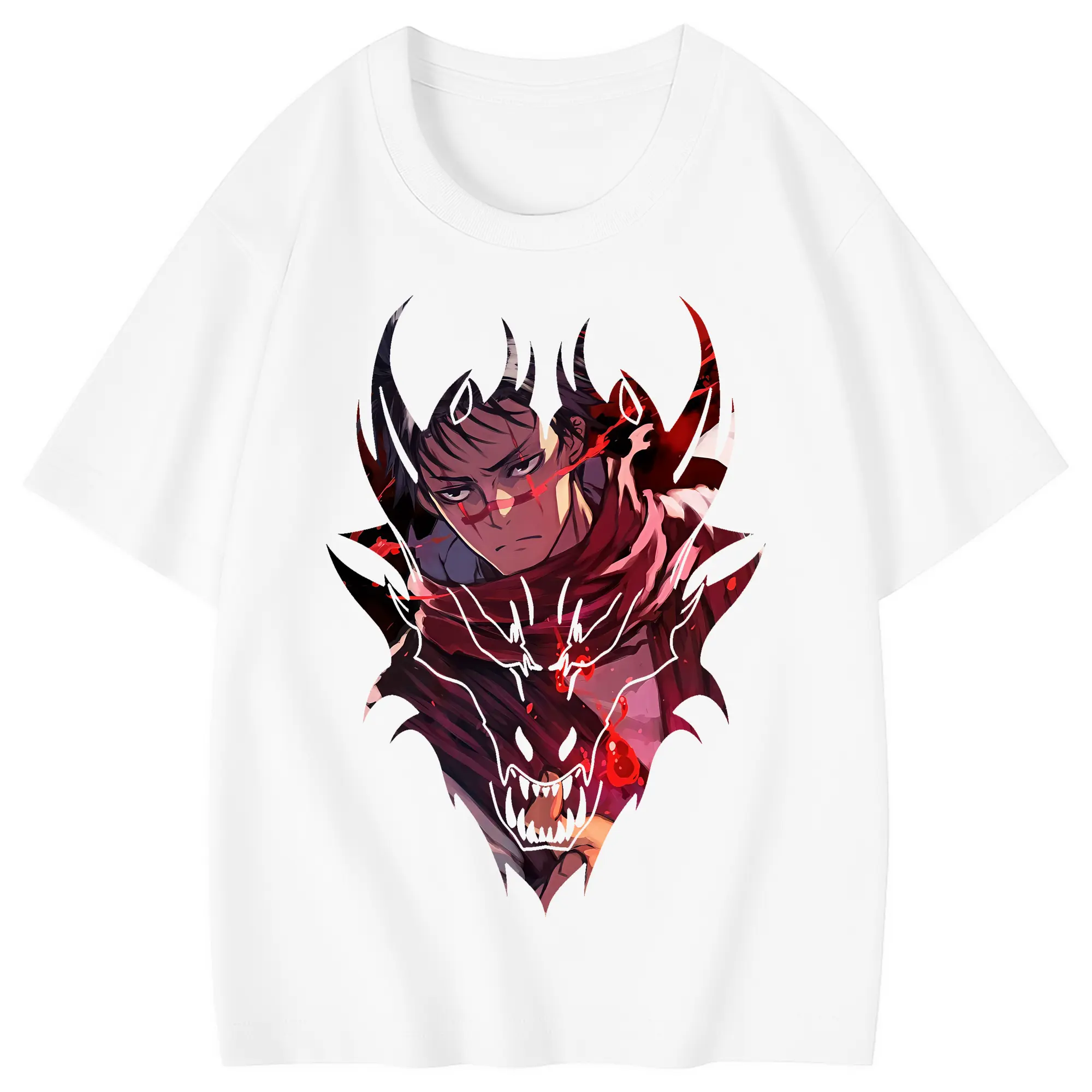 呪術廻戦 グッズ,脹相 - 綿100％ キッズTシャツ ・ フロントプリント ・ 快適 通気性 ・ スポーツ カジュアル 散歩用