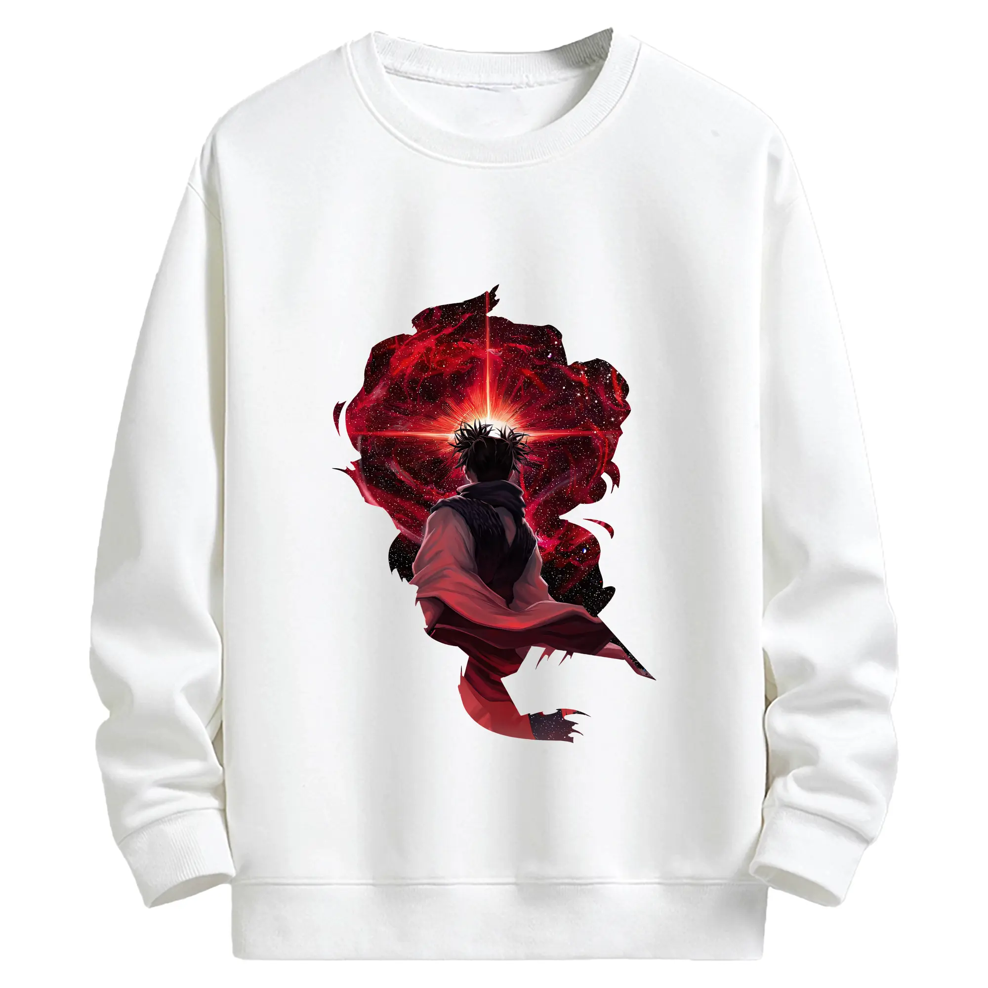呪術廻戦 グッズ,脹相 - 高品質 クルーネック スウェット ・ コットン59％ ポリエステル41％ ・ ユニセックス 長袖 トレーナー ・ カジュアル デイリー スポーツ 散歩用