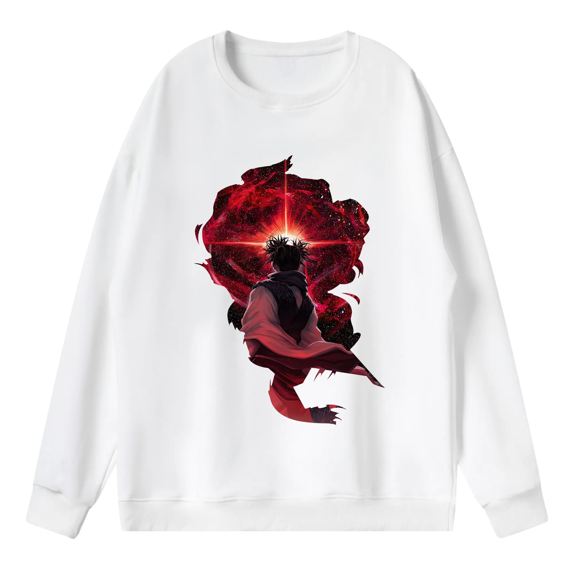 呪術廻戦 グッズ,脹相 - 薄手 クルーネック スウェット 裏毛260g · ポリエステル 春秋向け カジュアル 男女兼用 · トレーナー デイリー スポーツ 散歩に最適