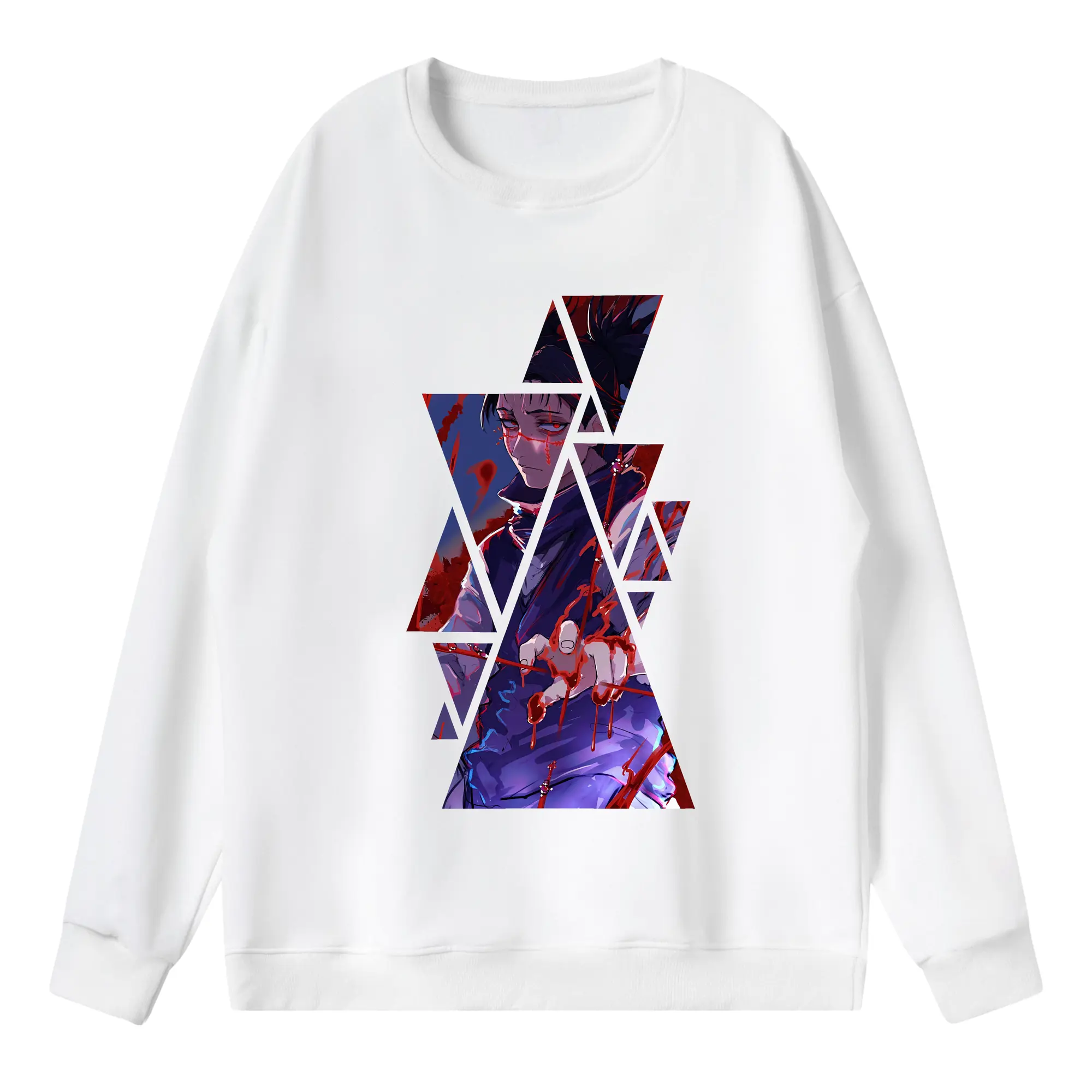 呪術廻戦 グッズ,脹相 - 薄手 クルーネック スウェット 裏毛260g · ポリエステル 春秋向け カジュアル 男女兼用 · トレーナー デイリー スポーツ 散歩に最適