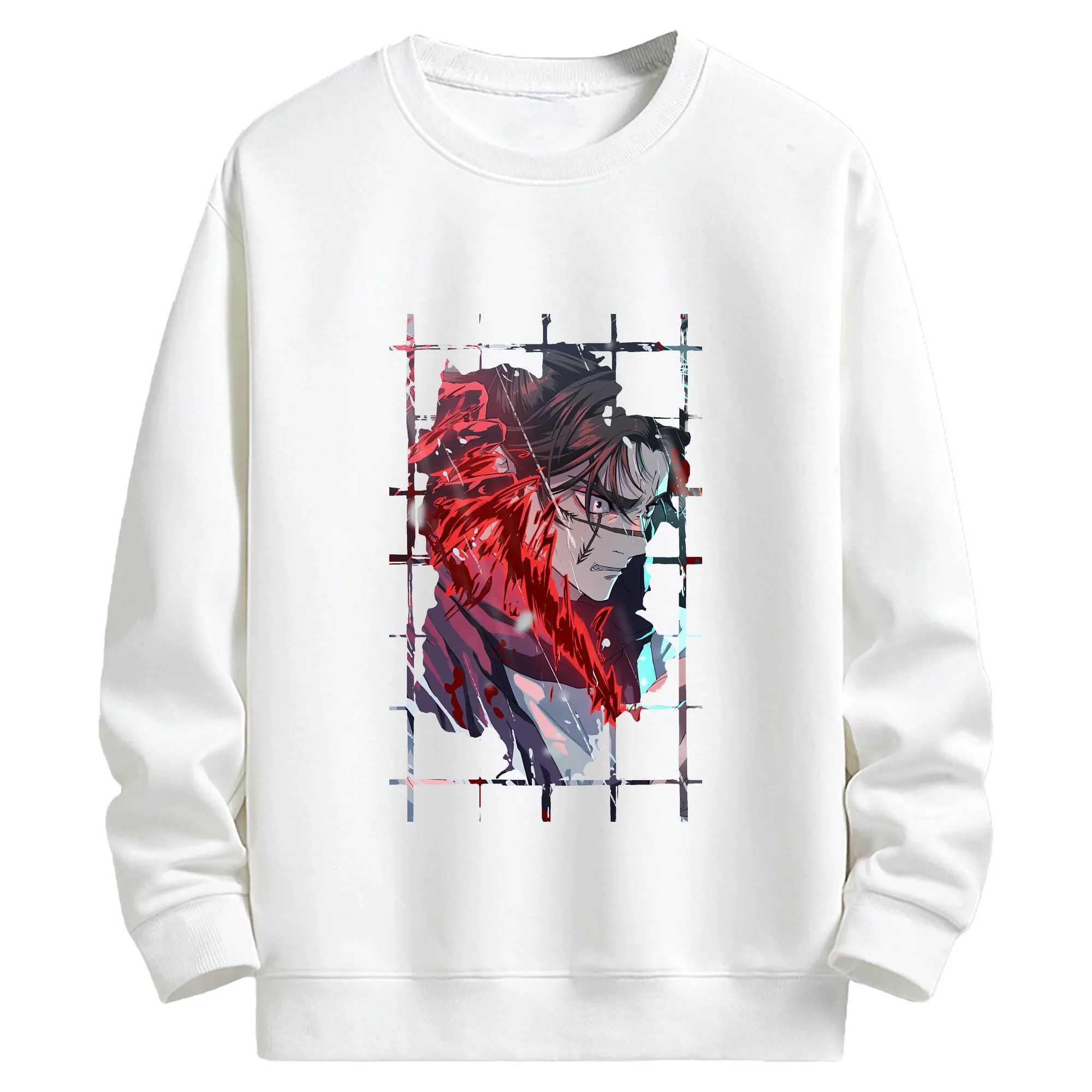 呪術廻戦 グッズ,脹相 - キッズ クルーネックスウェットシャツ ・ フロントプリント ・ 綿80％ ポリエステル20％ ・ 快適 通学 スポーツ 日常使い お散歩用