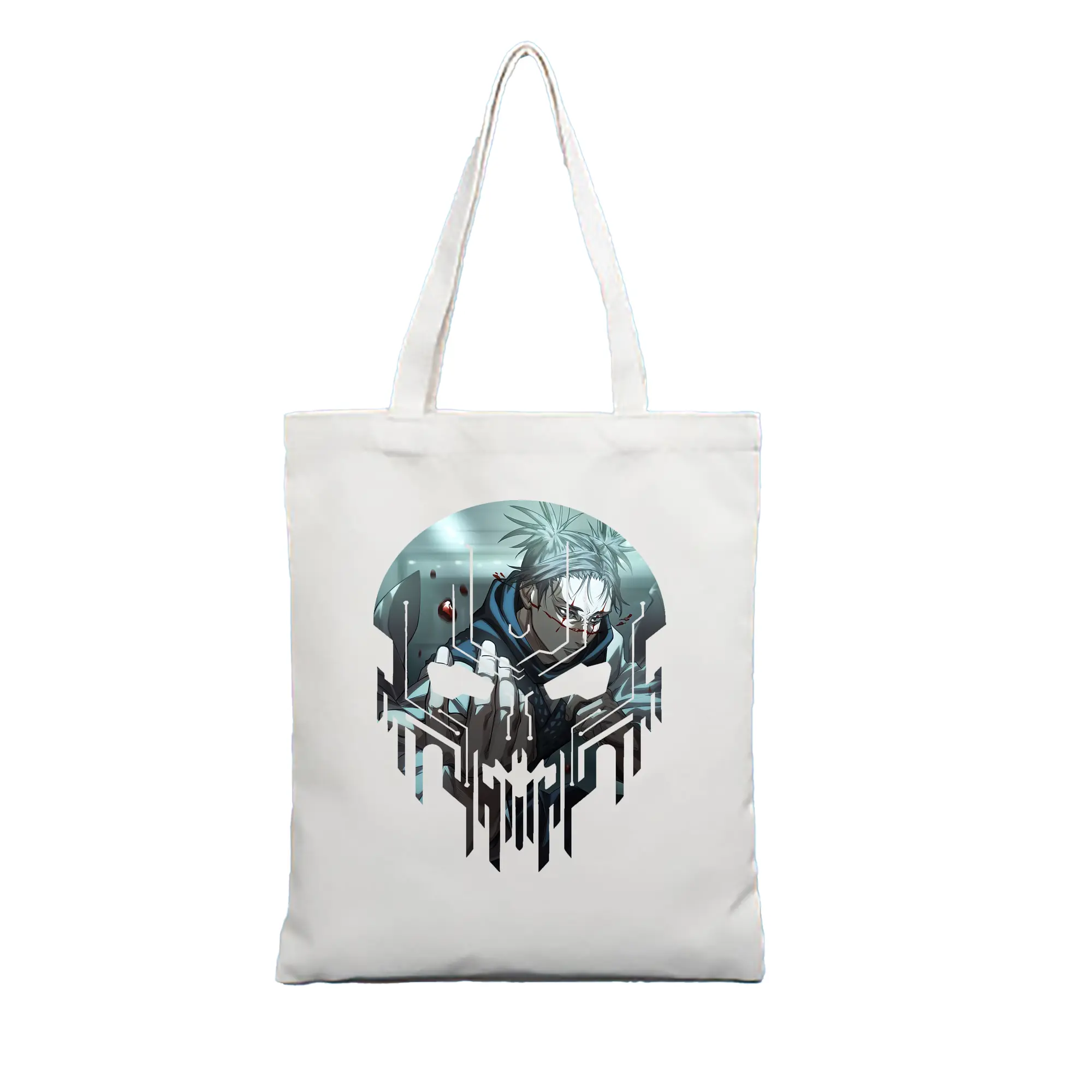 呪術廻戦 グッズ,脹相 - 縦型キャンバス手提げバッグ（トートバッグ） ・ キャンバス素材 ・ ショッピング用 ・ 軽量 丈夫 お手入れ簡単