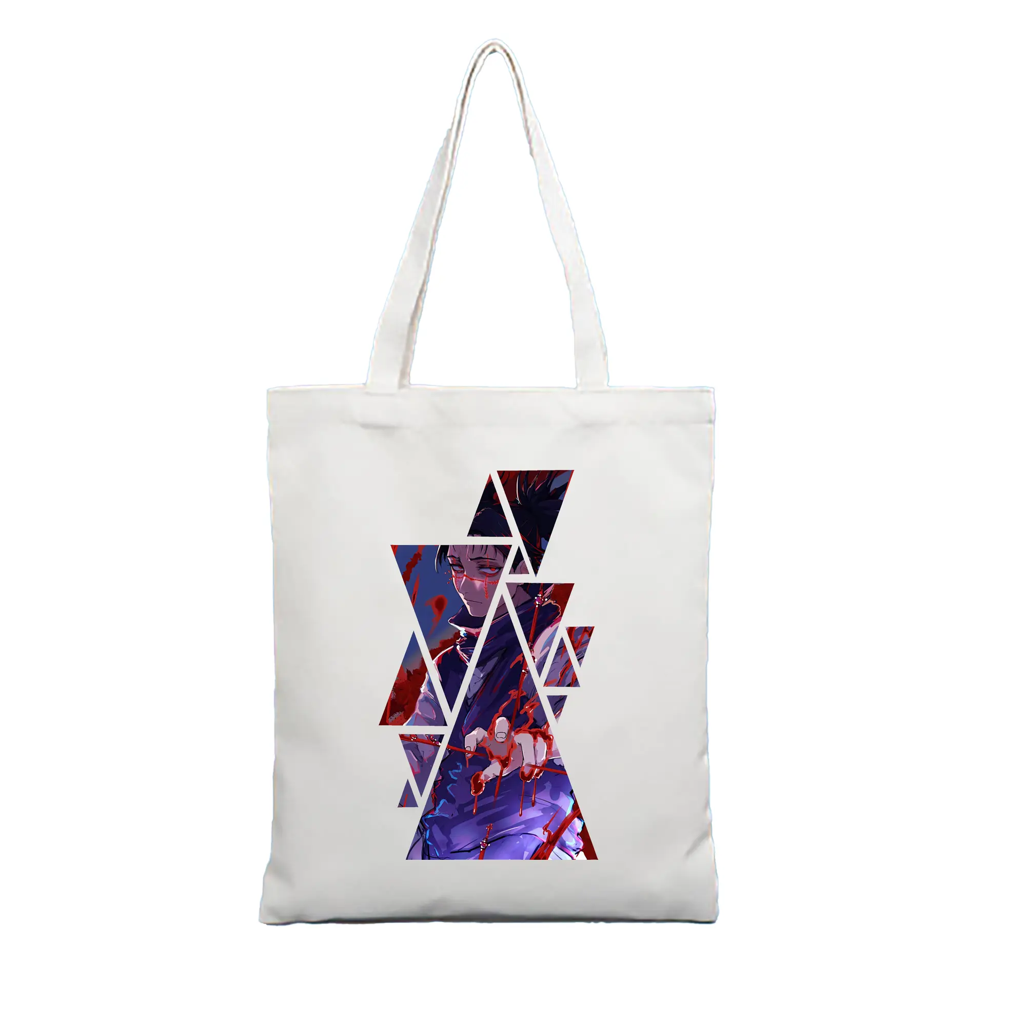 呪術廻戦 グッズ,脹相 - 縦型キャンバス手提げバッグ（トートバッグ） ・ キャンバス素材 ・ ショッピング用 ・ 軽量 丈夫 お手入れ簡単