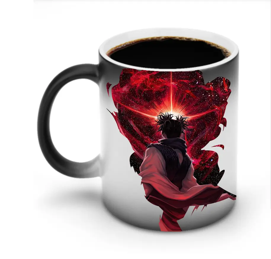 呪術廻戦 グッズ,脹相 - 変色マグカップ ・ セラミック ・ 熱転写プリント ・ 耐久性 高品質 ・ ギフト・自宅用 コーヒー お茶