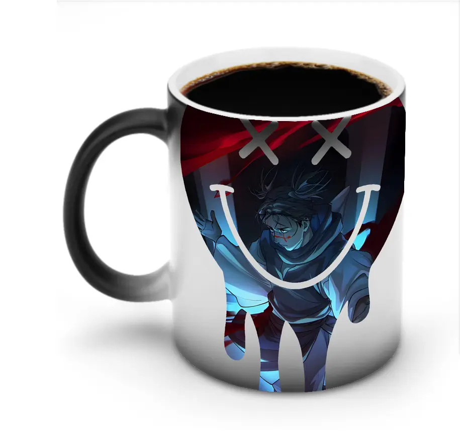 呪術廻戦 グッズ,脹相 - 変色マグカップ ・ セラミック ・ 熱転写プリント ・ 耐久性 高品質 ・ ギフト・自宅用 コーヒー お茶
