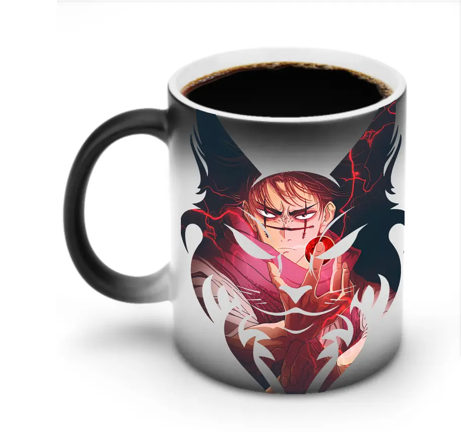 呪術廻戦 グッズ,脹相 - 変色マグカップ ・ セラミック ・ 熱転写プリント ・ 耐久性 高品質 ・ ギフト・自宅用 コーヒー お茶