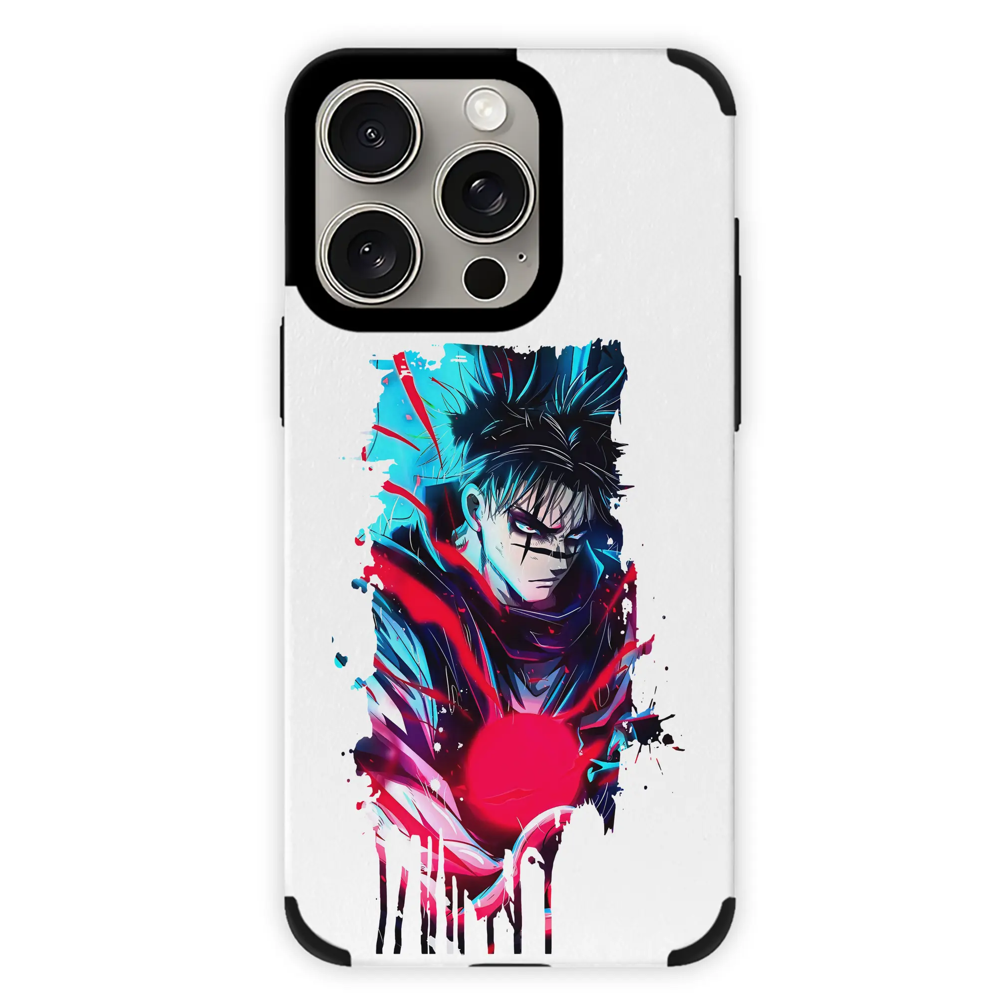 呪術廻戦 グッズ,脹相 - IPhone15ProMax対応 ・ PUレザースマホケース ・ 耐衝撃 ・ 黄変防止 ・ 360度全面保護 ・ 柔らか手触り ・ 3D立体ボタン