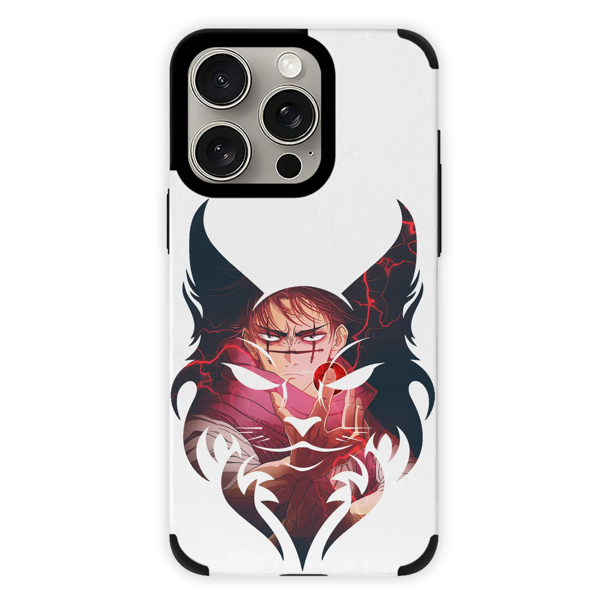 呪術廻戦 グッズ,脹相 - IPhone15ProMax対応 ・ PUレザースマホケース ・ 耐衝撃 ・ 黄変防止 ・ 360度全面保護 ・ 柔らか手触り ・ 3D立体ボタン