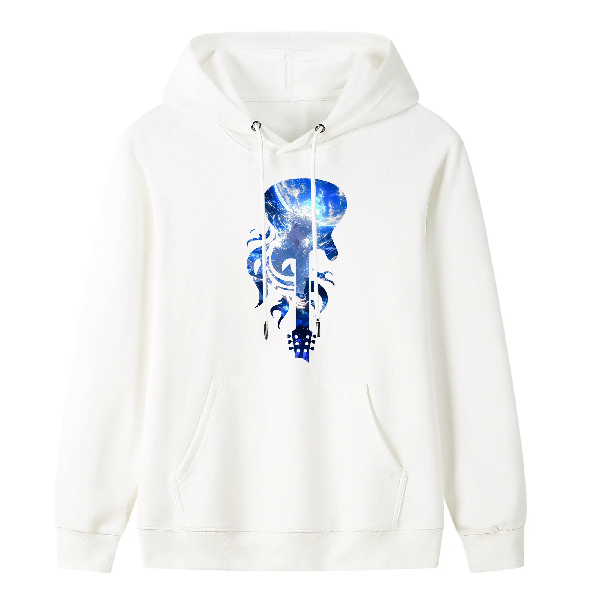 呪術廻戦 グッズ,五条 悟 - キッズ フード付きパーカー ・ フロントプリント ・ ポリエステル100％ ・ 快適 通学 スポーツ 日常使い お散歩用