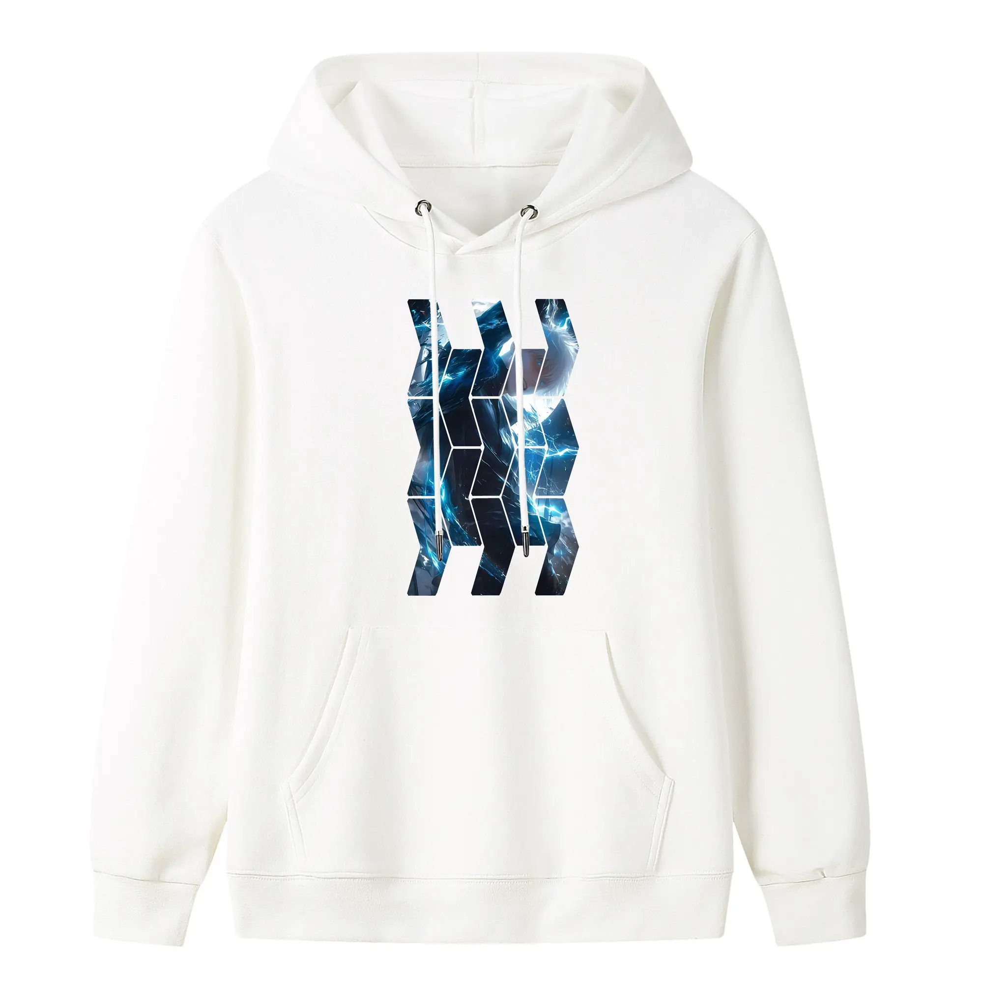 呪術廻戦 グッズ,五条 悟 - キッズ フード付きパーカー ・ フロントプリント ・ ポリエステル100％ ・ 快適 通学 スポーツ 日常使い お散歩用