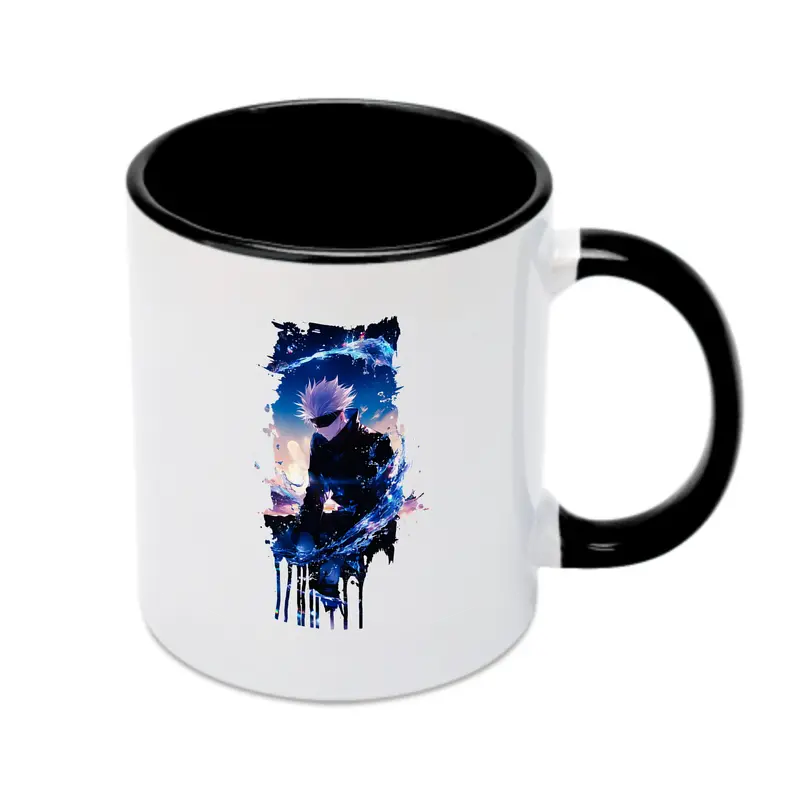 呪術廻戦 グッズ,五条 悟 - カラフルマグカップ ・ 陶器 ・ 熱転写プリント ・ 鮮やかデザイン ・ 耐久性 高品質 ・ コーヒー お茶 ギフト用