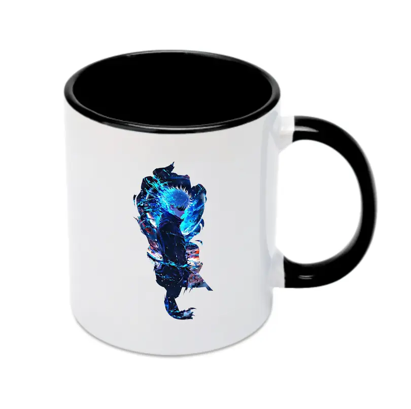 呪術廻戦 グッズ,五条 悟 - カラフルマグカップ ・ 陶器 ・ 熱転写プリント ・ 鮮やかデザイン ・ 耐久性 高品質 ・ コーヒー お茶 ギフト用