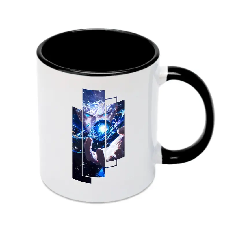 呪術廻戦 グッズ,五条 悟 - カラフルマグカップ ・ 陶器 ・ 熱転写プリント ・ 鮮やかデザイン ・ 耐久性 高品質 ・ コーヒー お茶 ギフト用