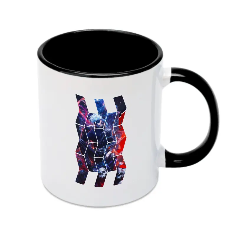 呪術廻戦 グッズ,五条 悟 - カラフルマグカップ ・ 陶器 ・ 熱転写プリント ・ 鮮やかデザイン ・ 耐久性 高品質 ・ コーヒー お茶 ギフト用