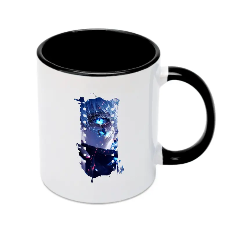 呪術廻戦 グッズ,五条 悟 - カラフルマグカップ ・ 陶器 ・ 熱転写プリント ・ 鮮やかデザイン ・ 耐久性 高品質 ・ コーヒー お茶 ギフト用