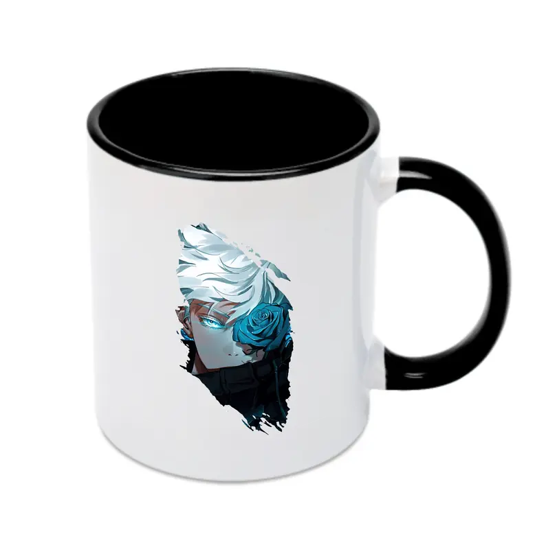 呪術廻戦 グッズ,五条 悟 - カラフルマグカップ ・ 陶器 ・ 熱転写プリント ・ 鮮やかデザイン ・ 耐久性 高品質 ・ コーヒー お茶 ギフト用