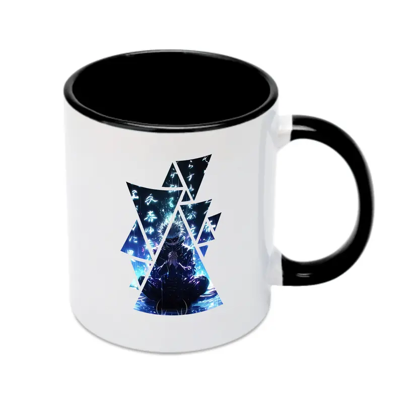 呪術廻戦 グッズ,五条 悟 - カラフルマグカップ ・ 陶器 ・ 熱転写プリント ・ 鮮やかデザイン ・ 耐久性 高品質 ・ コーヒー お茶 ギフト用