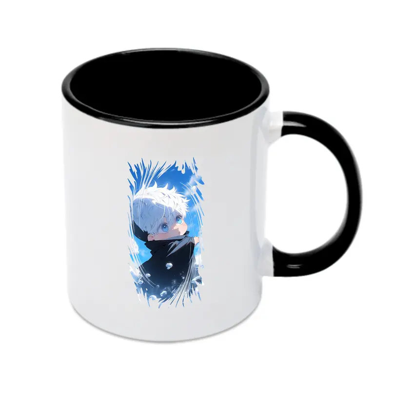 呪術廻戦 グッズ,五条 悟 - カラフルマグカップ ・ 陶器 ・ 熱転写プリント ・ 鮮やかデザイン ・ 耐久性 高品質 ・ コーヒー お茶 ギフト用