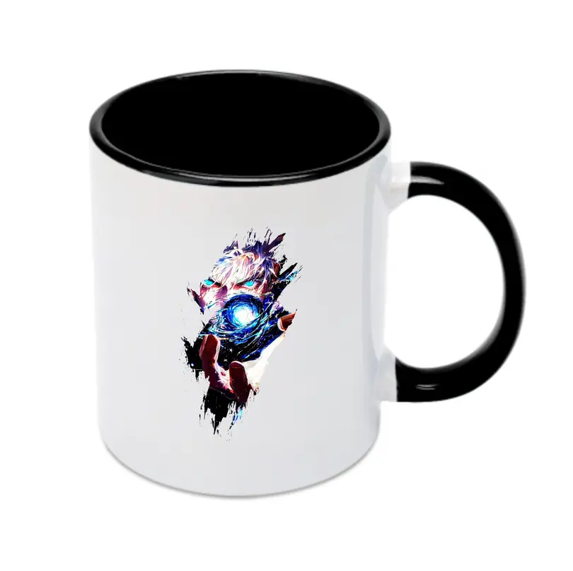 呪術廻戦 グッズ,五条 悟 - カラフルマグカップ ・ 陶器 ・ 熱転写プリント ・ 鮮やかデザイン ・ 耐久性 高品質 ・ コーヒー お茶 ギフト用