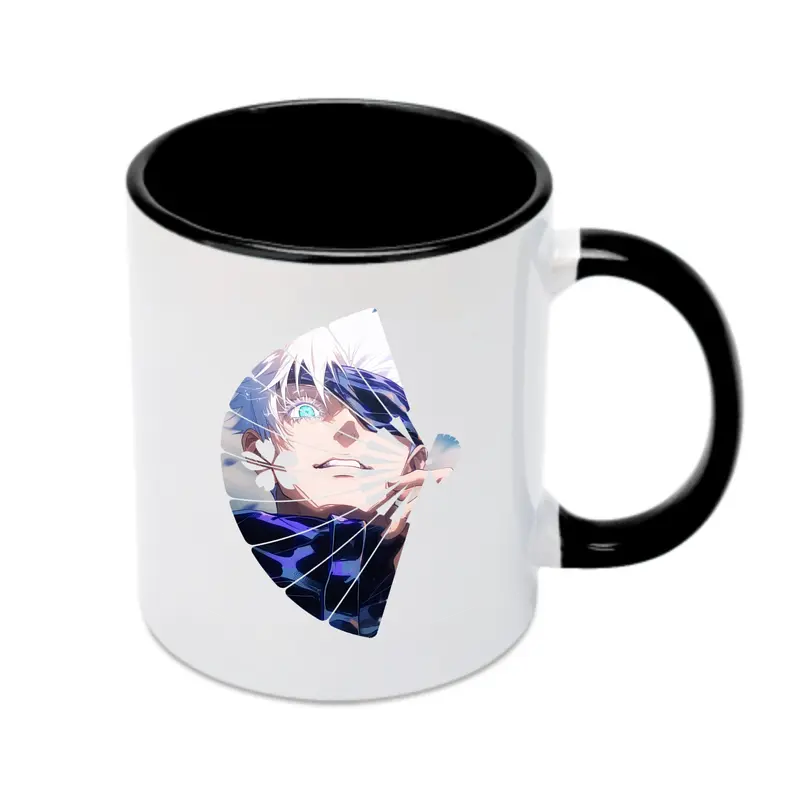 呪術廻戦 グッズ,五条 悟 - カラフルマグカップ ・ 陶器 ・ 熱転写プリント ・ 鮮やかデザイン ・ 耐久性 高品質 ・ コーヒー お茶 ギフト用