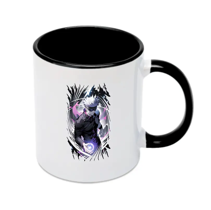 呪術廻戦 グッズ,五条 悟 - カラフルマグカップ ・ 陶器 ・ 熱転写プリント ・ 鮮やかデザイン ・ 耐久性 高品質 ・ コーヒー お茶 ギフト用