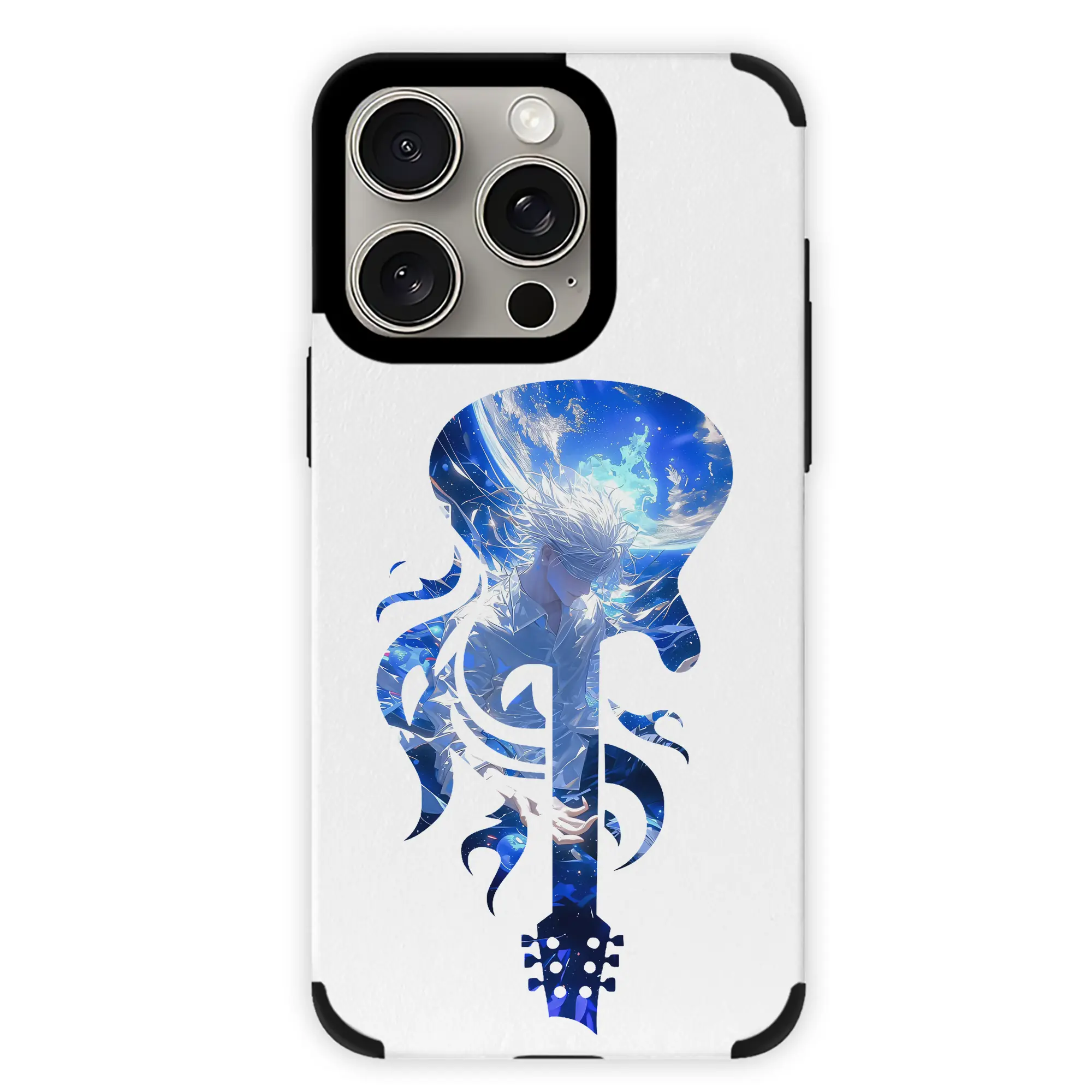 呪術廻戦 グッズ,五条 悟 - IPhone15ProMax対応 ・ PUレザースマホケース ・ 耐衝撃 ・ 黄変防止 ・ 360度全面保護 ・ 柔らか手触り ・ 3D立体ボタン