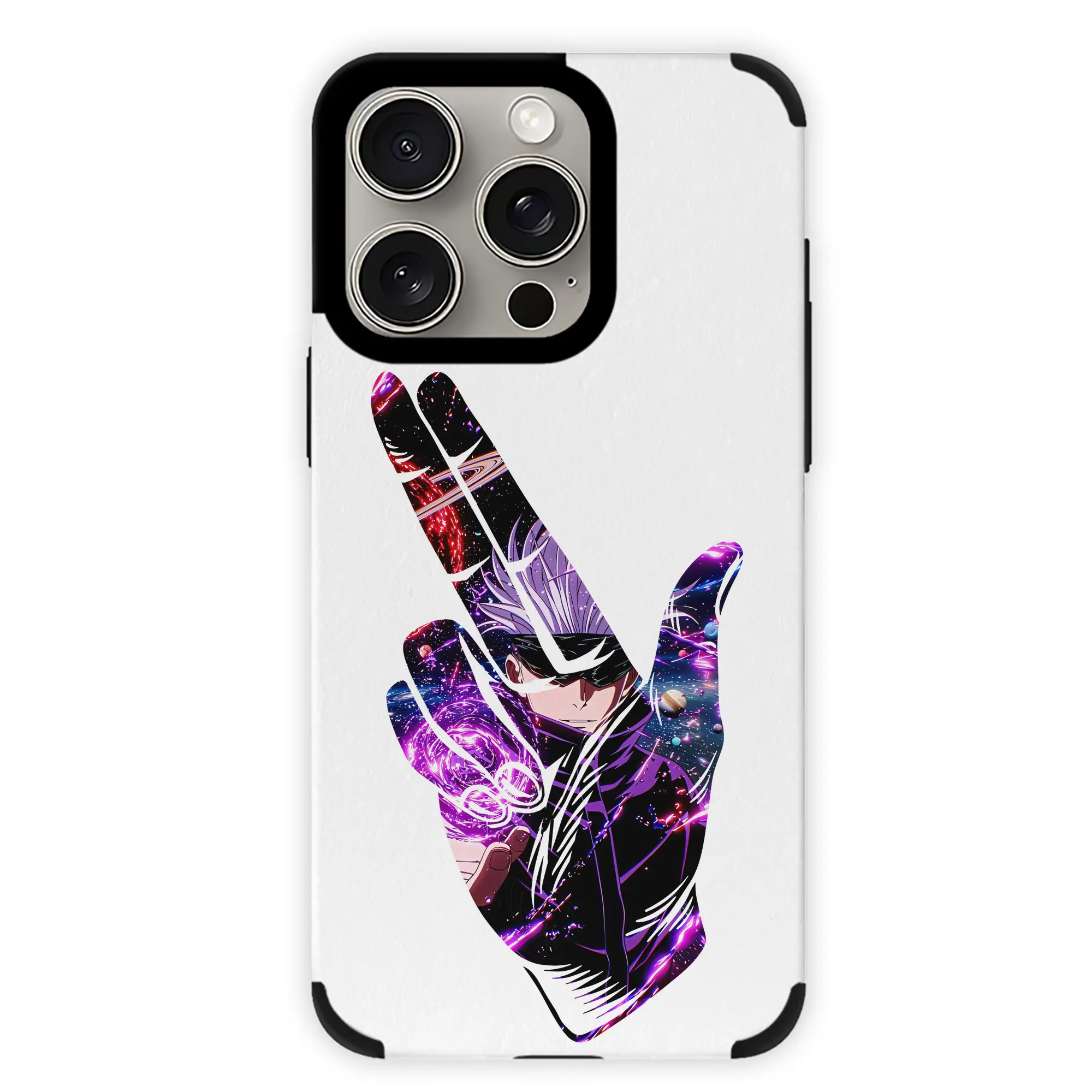 呪術廻戦 グッズ,五条 悟 - IPhone15ProMax対応 ・ PUレザースマホケース ・ 耐衝撃 ・ 黄変防止 ・ 360度全面保護 ・ 柔らか手触り ・ 3D立体ボタン