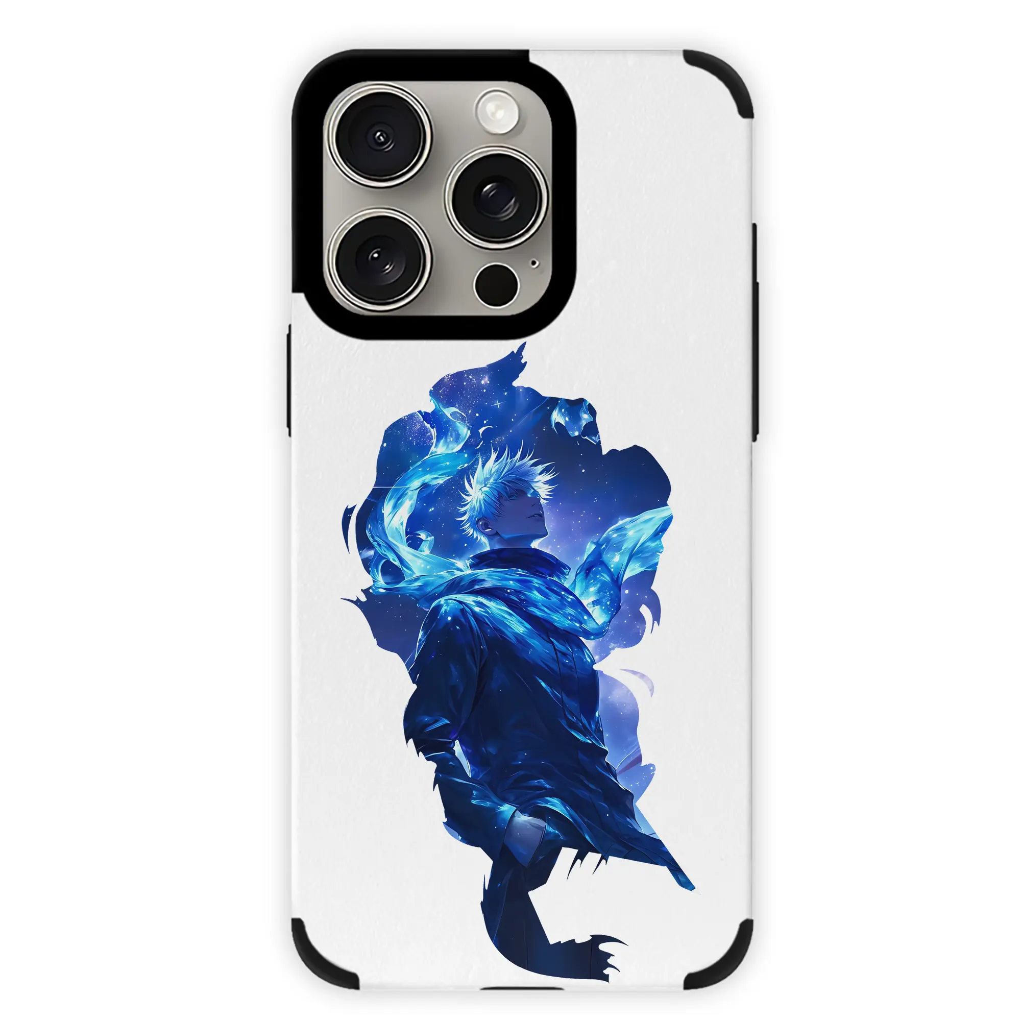 呪術廻戦 グッズ,五条 悟 - IPhone15ProMax対応 ・ PUレザースマホケース ・ 耐衝撃 ・ 黄変防止 ・ 360度全面保護 ・ 柔らか手触り ・ 3D立体ボタン