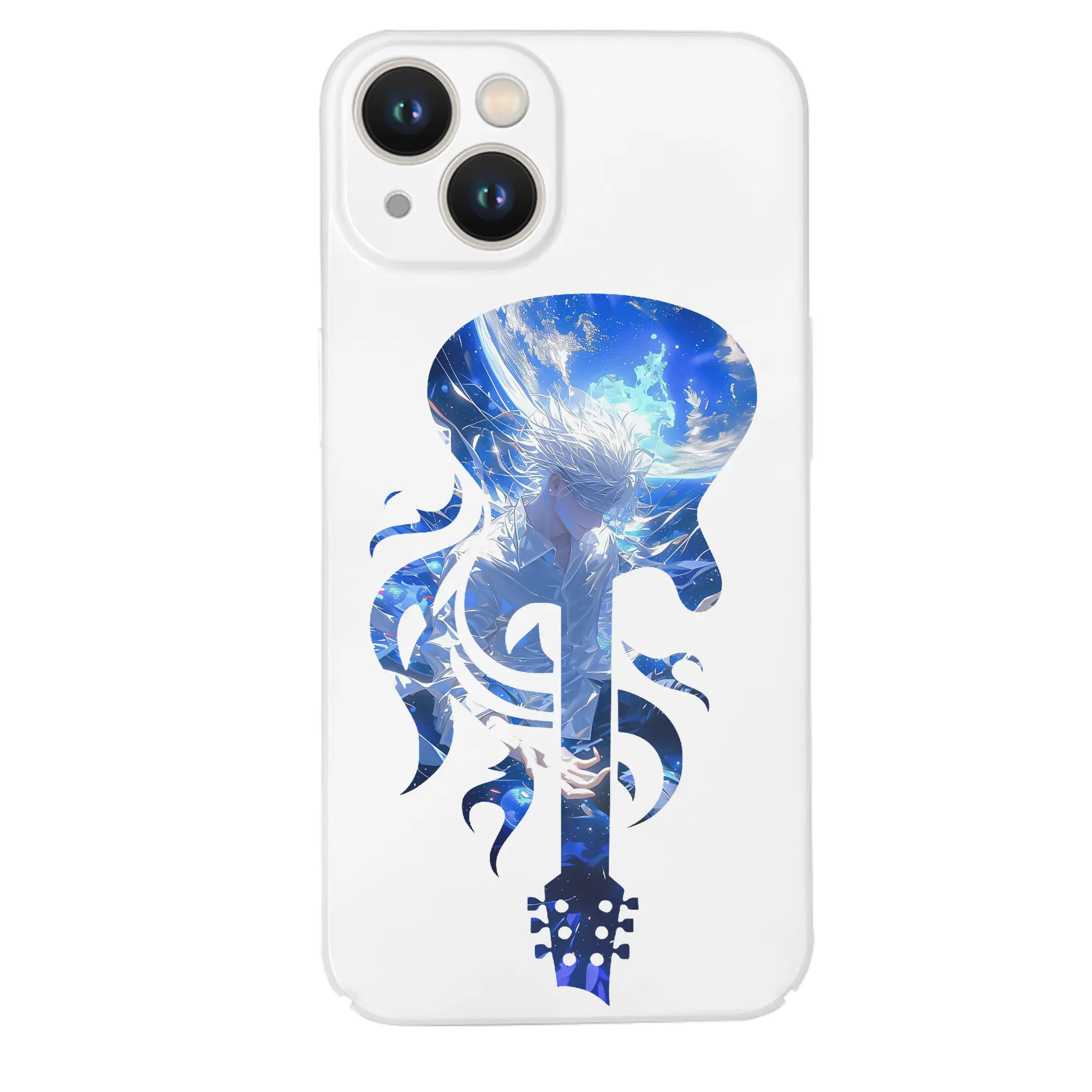 呪術廻戦 グッズ,五条 悟 - IPhone 14シリーズ対応 ・ ハードケース ・ 衝撃吸収 ・ 360度密着 ・ カメラ保護 ・ 高品質プラスチック ・ 快適操作