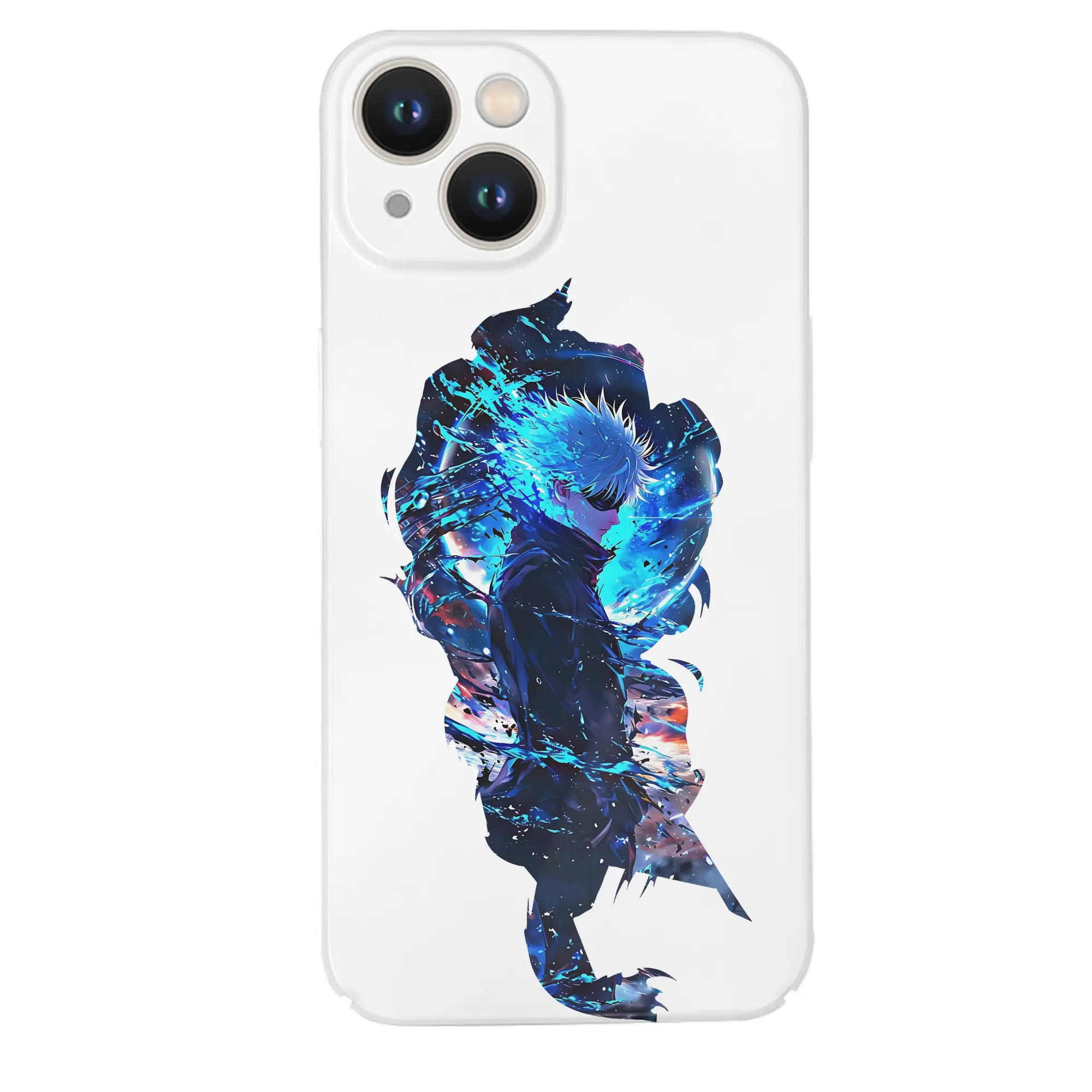 呪術廻戦 グッズ,五条 悟 - IPhone 14シリーズ対応 ・ ハードケース ・ 衝撃吸収 ・ 360度密着 ・ カメラ保護 ・ 高品質プラスチック ・ 快適操作