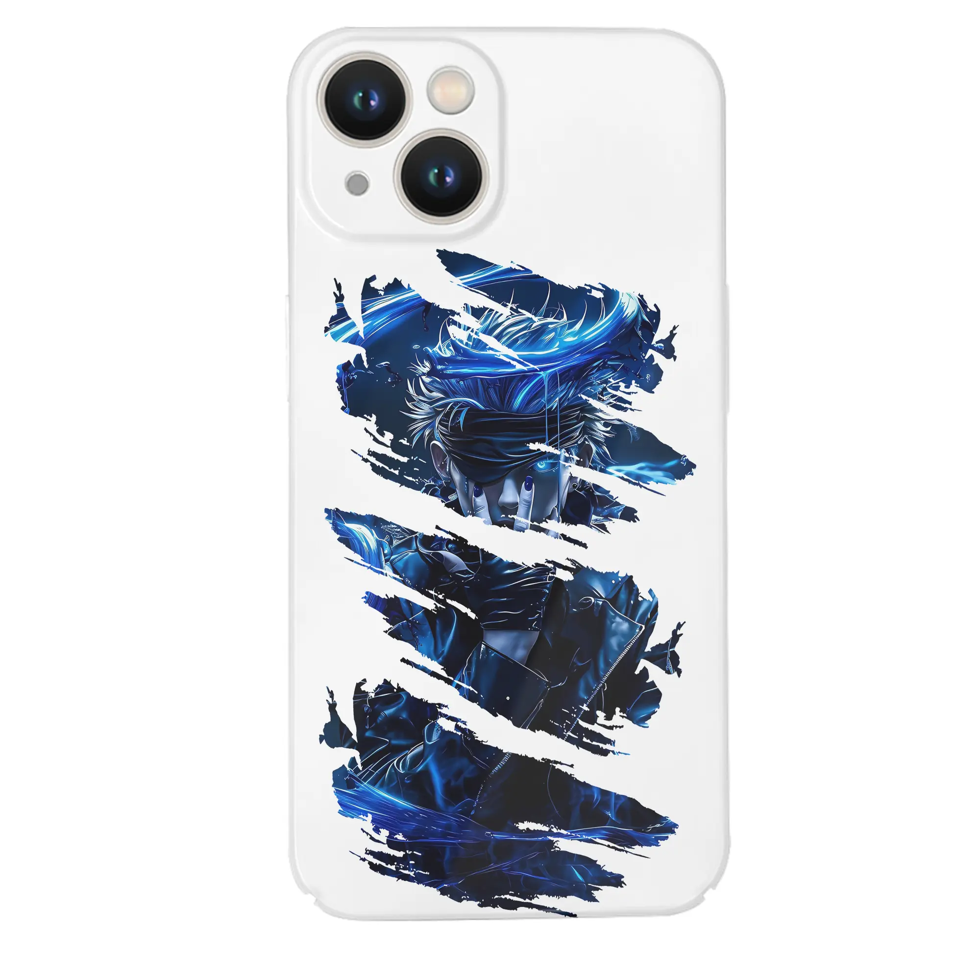 呪術廻戦 グッズ,五条 悟 - IPhone 14シリーズ対応 ・ ハードケース ・ 衝撃吸収 ・ 360度密着 ・ カメラ保護 ・ 高品質プラスチック ・ 快適操作