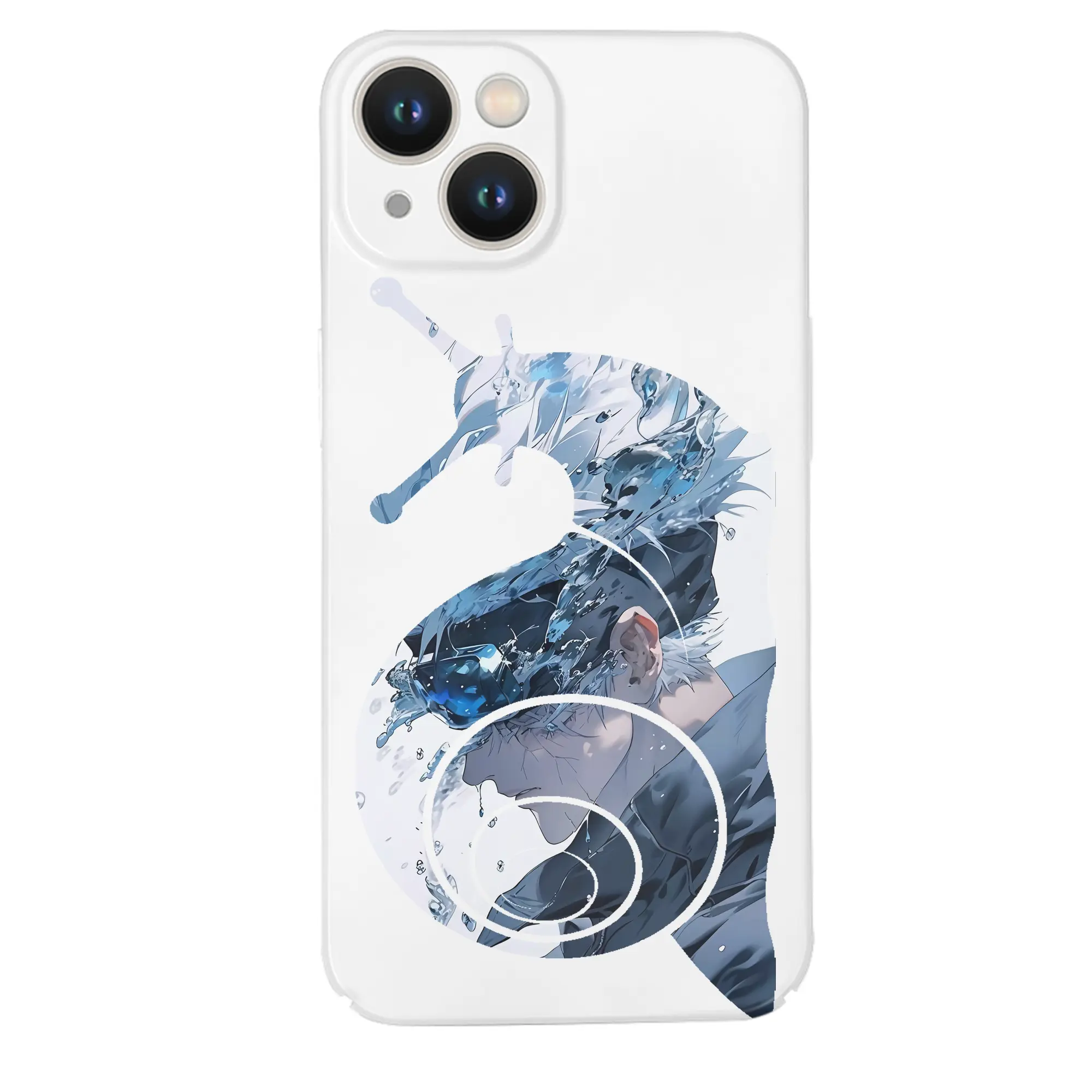 呪術廻戦 グッズ,五条 悟 - IPhone 14シリーズ対応 ・ ハードケース ・ 衝撃吸収 ・ 360度密着 ・ カメラ保護 ・ 高品質プラスチック ・ 快適操作