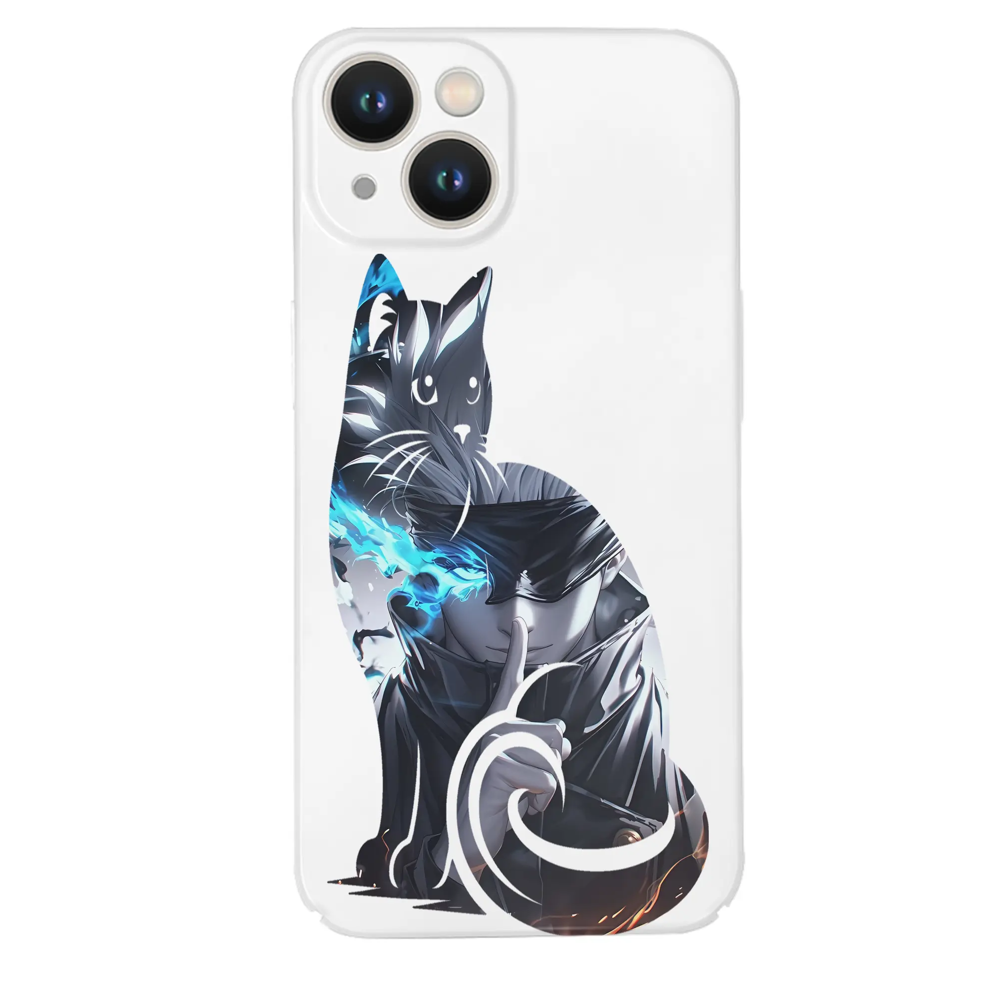 呪術廻戦 グッズ,五条 悟 - IPhone 14シリーズ対応 ・ ハードケース ・ 衝撃吸収 ・ 360度密着 ・ カメラ保護 ・ 高品質プラスチック ・ 快適操作