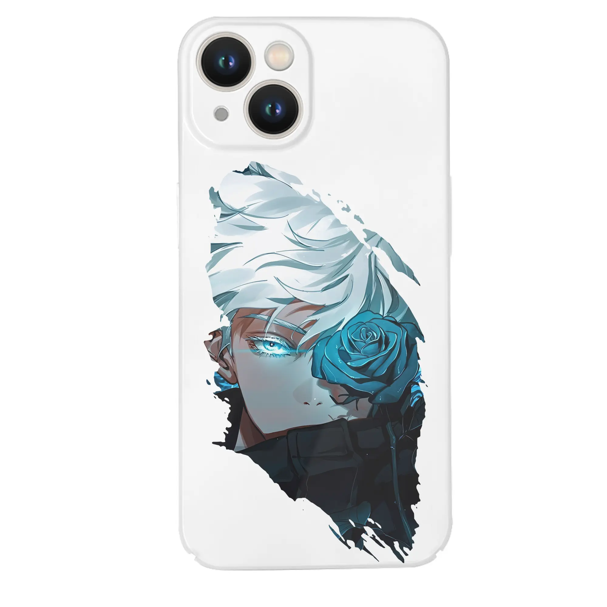 呪術廻戦 グッズ,五条 悟 - IPhone 14シリーズ対応 ・ ハードケース ・ 衝撃吸収 ・ 360度密着 ・ カメラ保護 ・ 高品質プラスチック ・ 快適操作