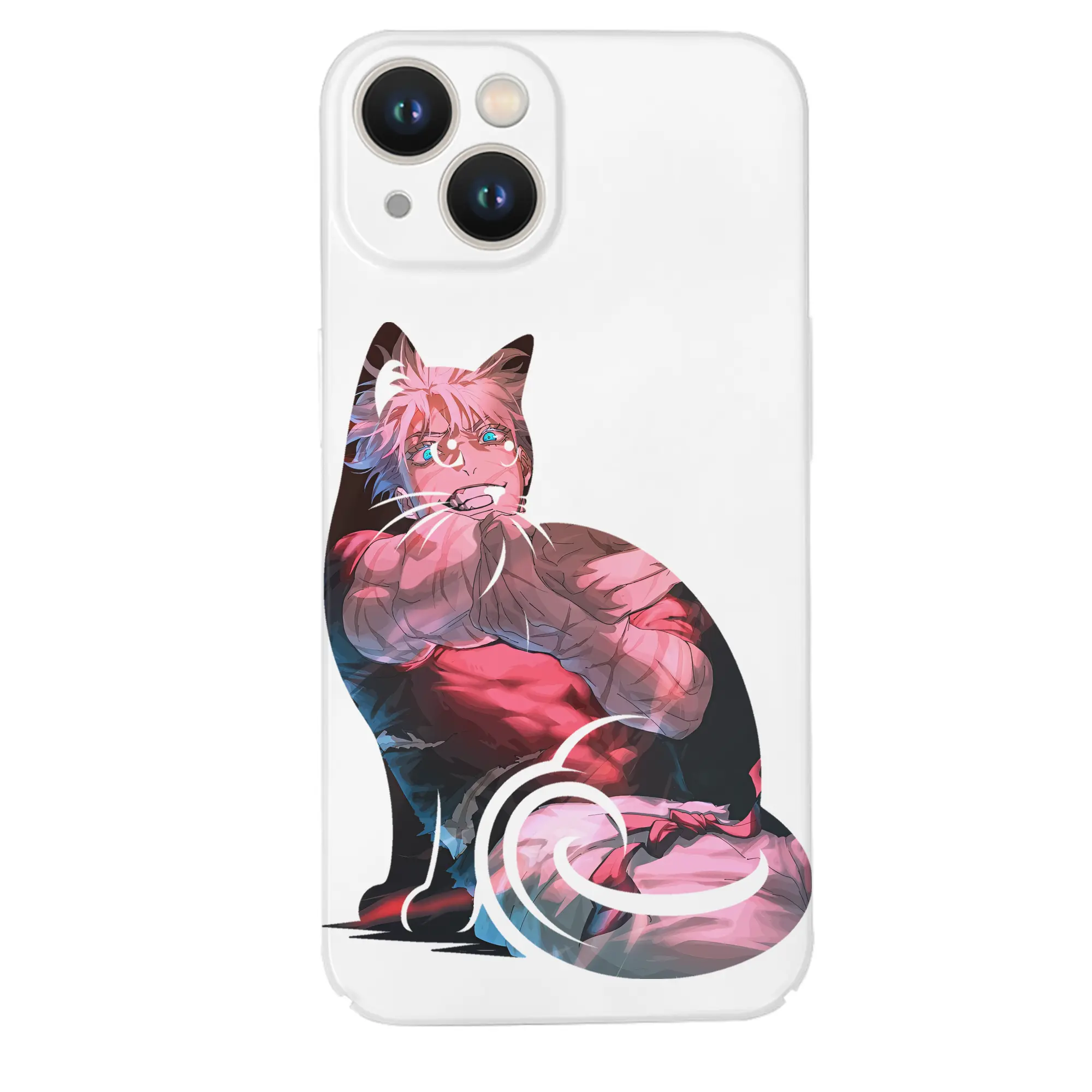 呪術廻戦 グッズ,五条 悟 - IPhone 14シリーズ対応 ・ ハードケース ・ 衝撃吸収 ・ 360度密着 ・ カメラ保護 ・ 高品質プラスチック ・ 快適操作