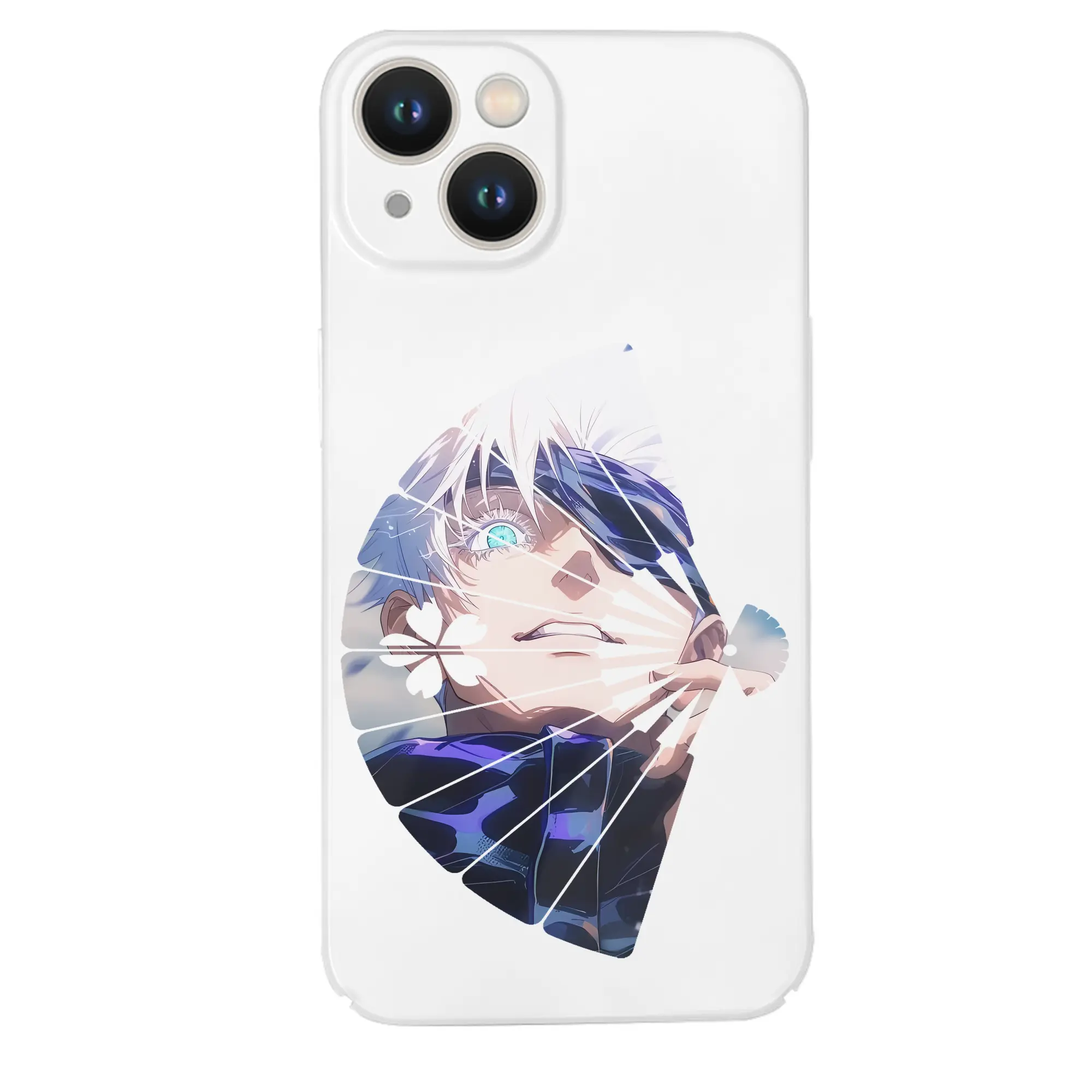 呪術廻戦 グッズ,五条 悟 - IPhone 14シリーズ対応 ・ ハードケース ・ 衝撃吸収 ・ 360度密着 ・ カメラ保護 ・ 高品質プラスチック ・ 快適操作