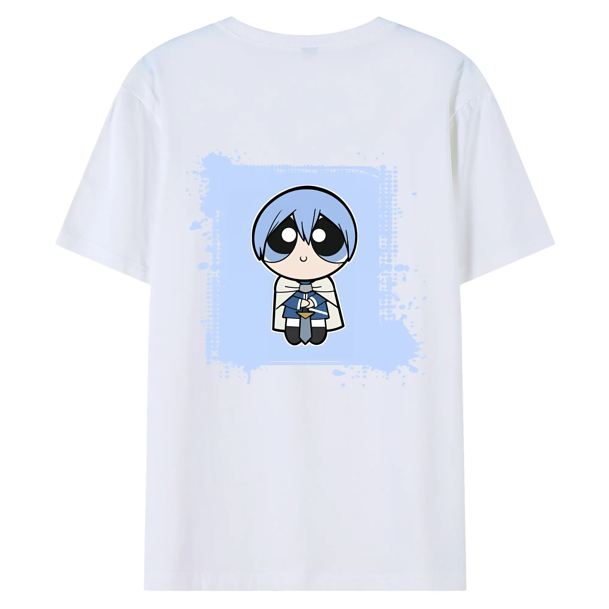 葬送のフリーレン（Frieren） グッズ,ヒンメル（Himmel） - 綿100％ 半袖Tシャツ ・ バックプリント ・ 快適 通気性 ・ 日常使い 散歩 スポーツ用